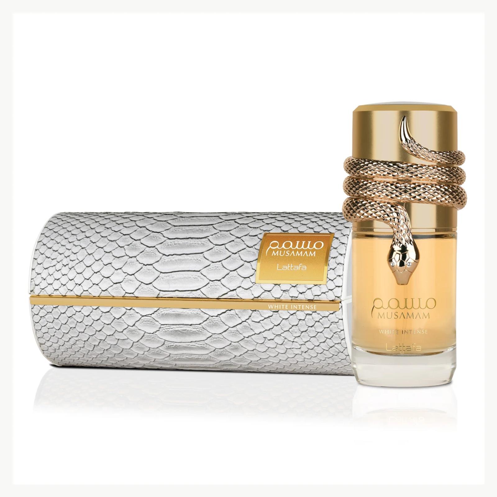 Lattafa Musamam White Intense authentic perfume bottle in Pakistan - view 2