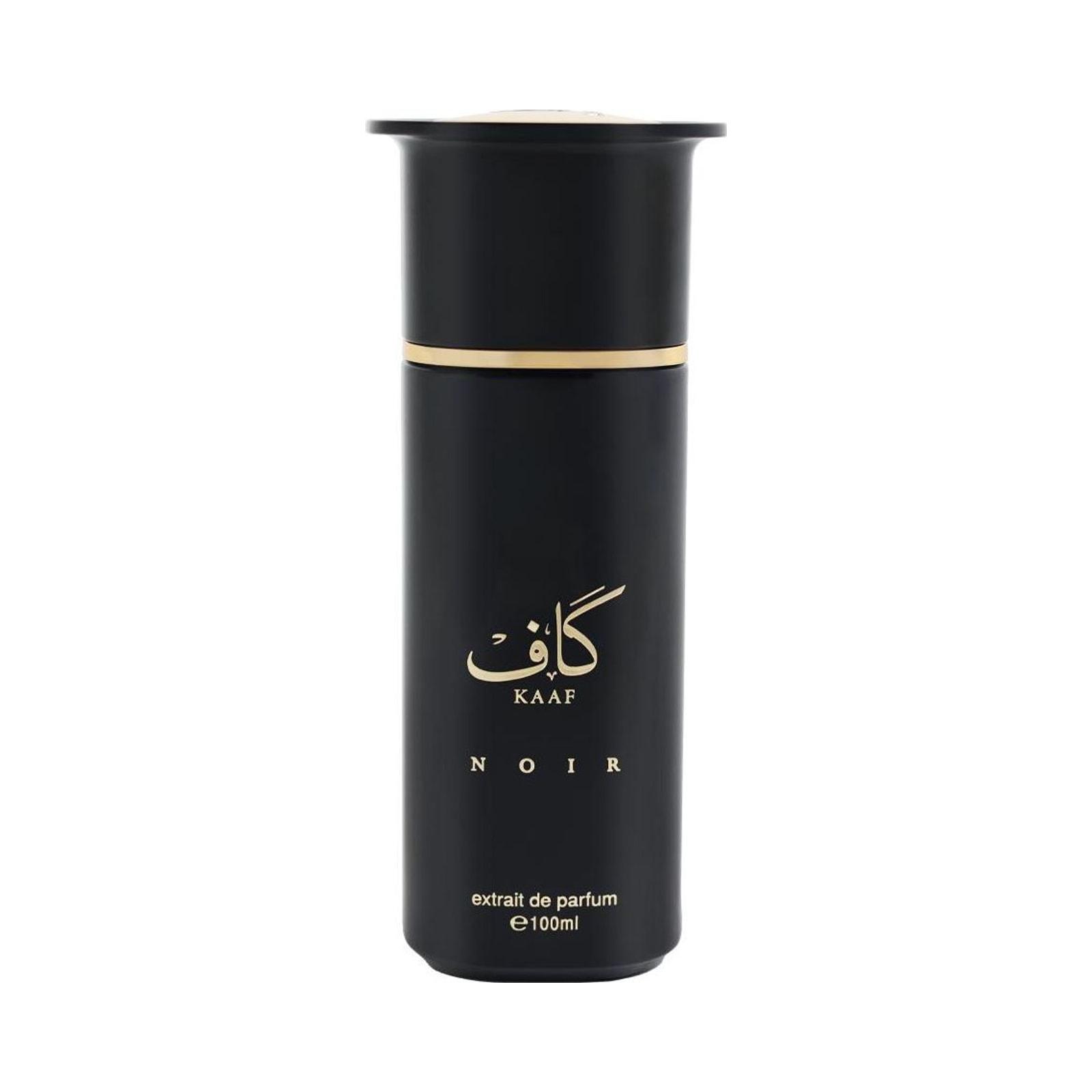 Ahmed Al Maghribi Kaaf Noir 100ml perfume bottle on white