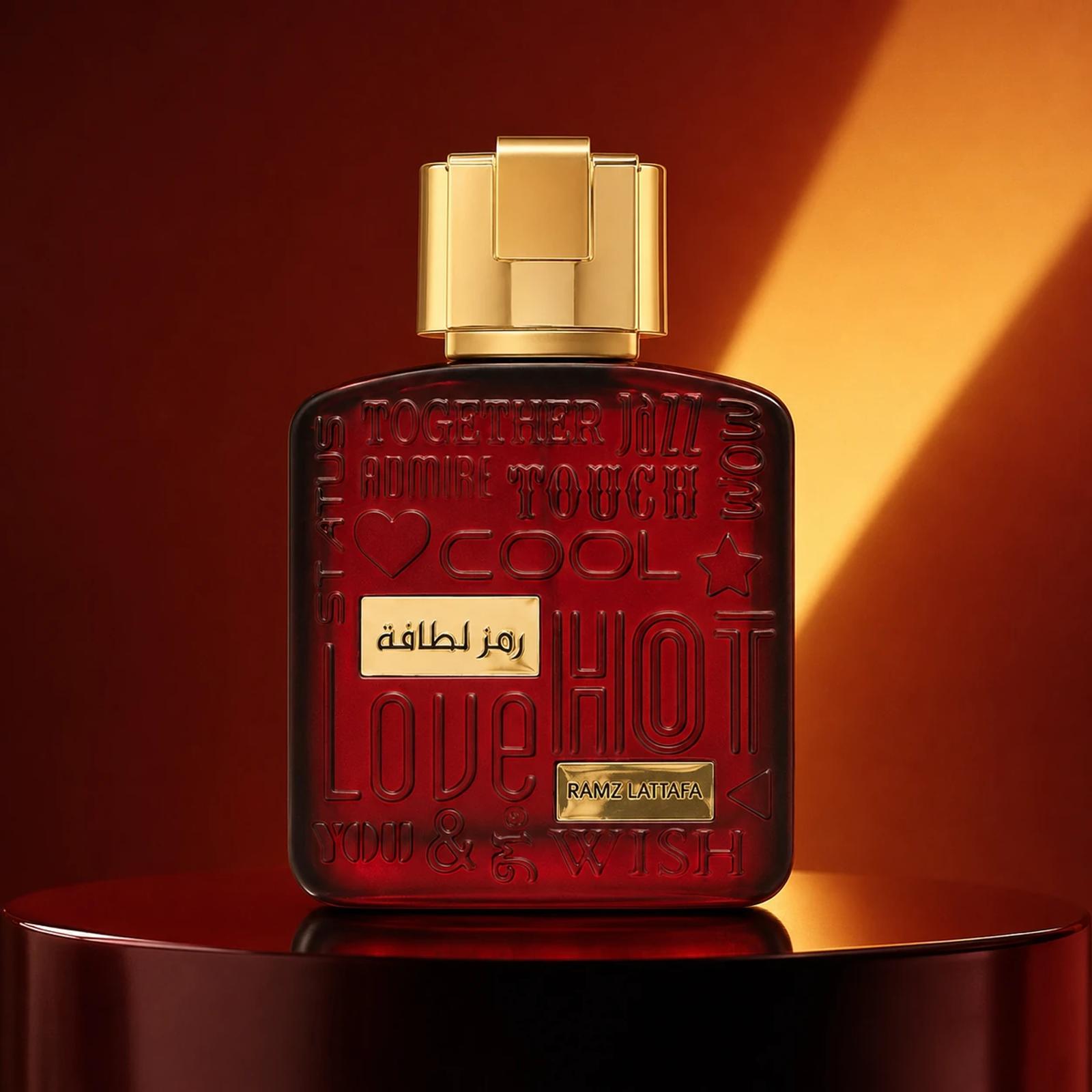 Lattafa Ramz Gold perfume bottle