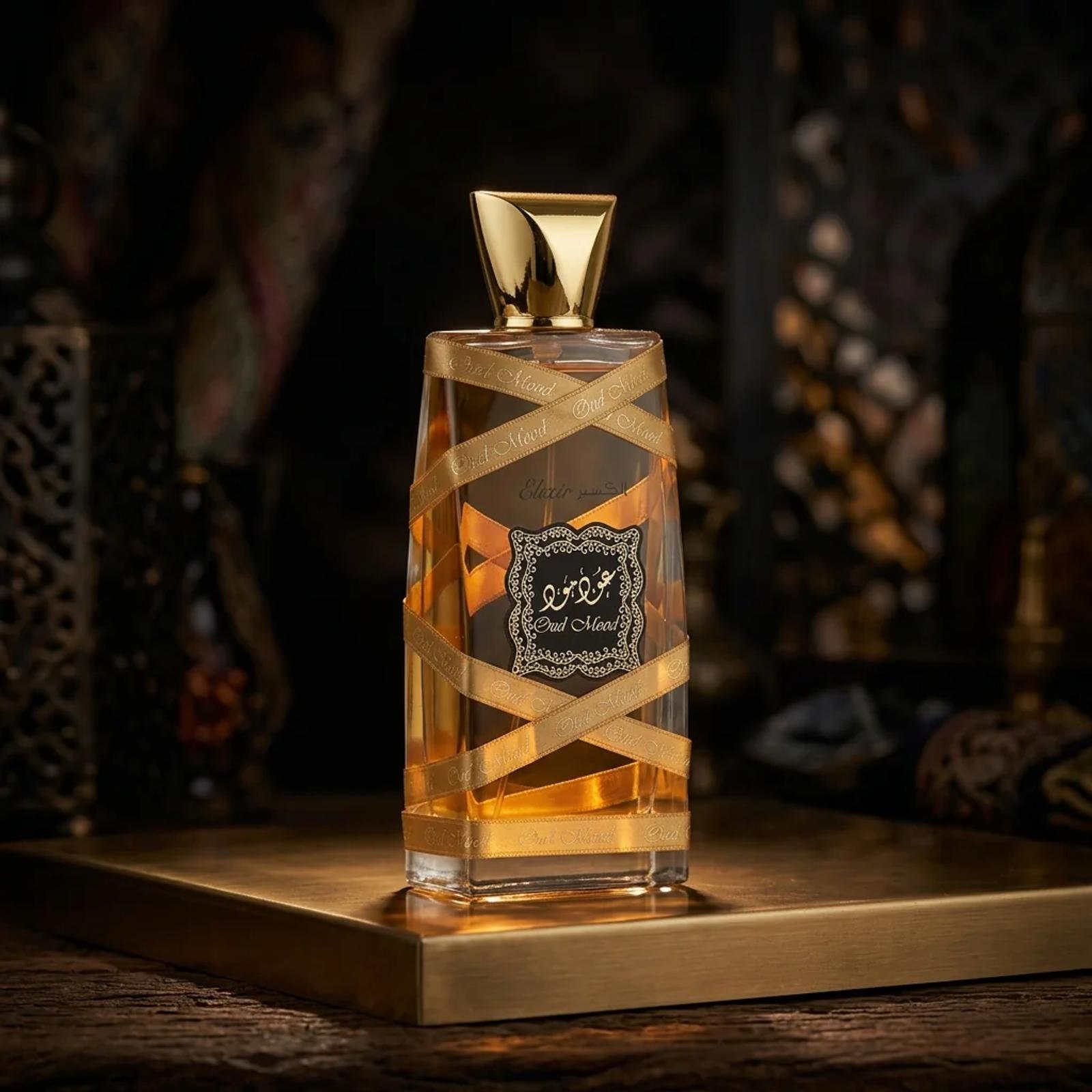 Lattafa Oud Mood Elixir bottle