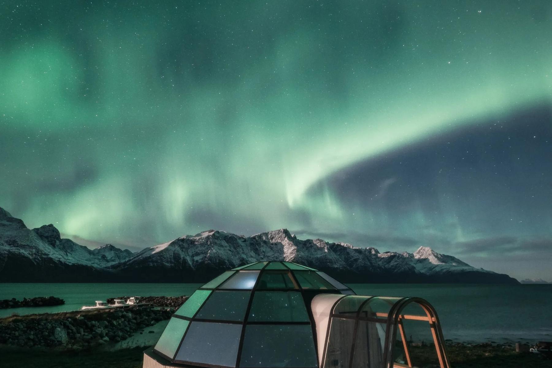 Lyngen North under the night sky