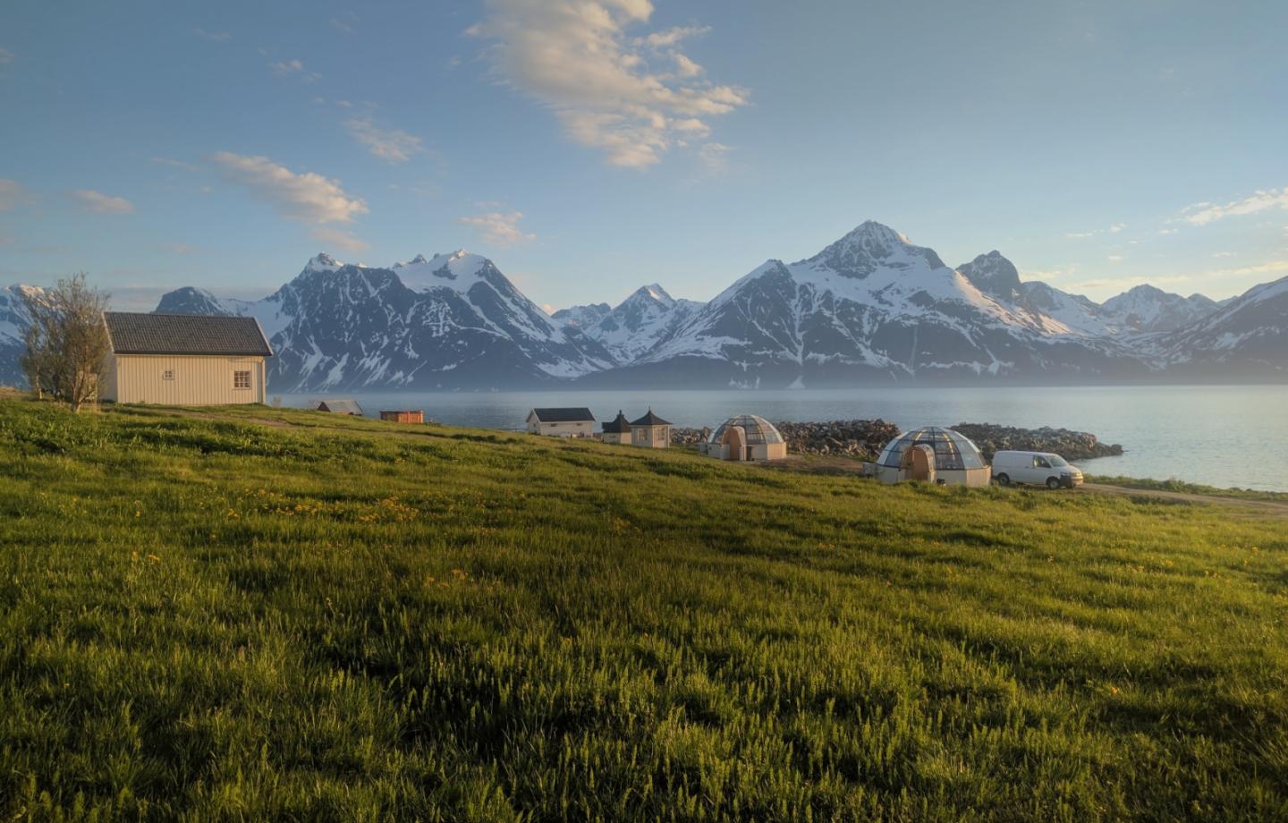 Glamping site at Lyngen North