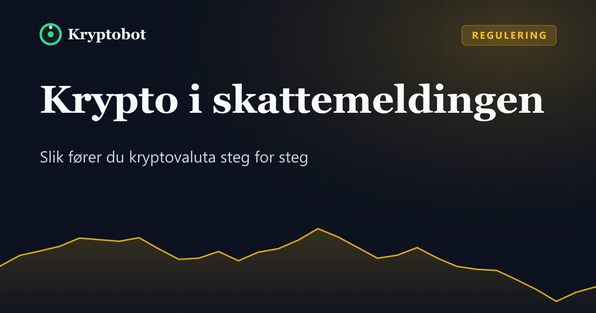 Illustrasjon: Krypto i skattemeldingen – Kryptobot