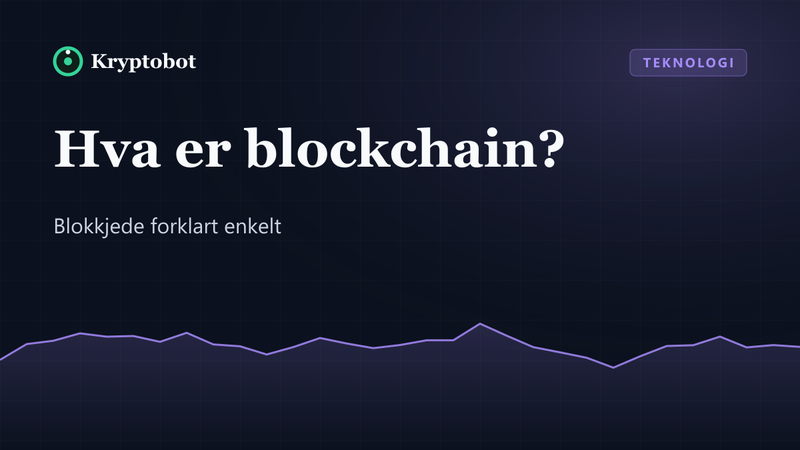Illustrasjon: Hva er blockchain – Kryptobot
