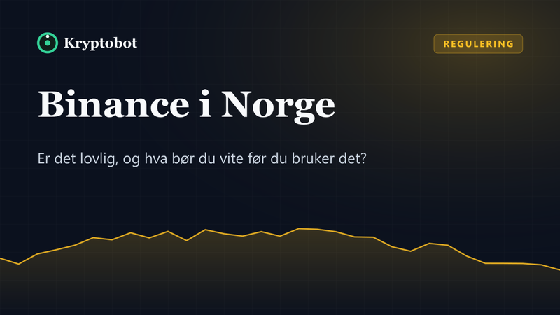 Illustrasjon: Binance i Norge – Kryptobot