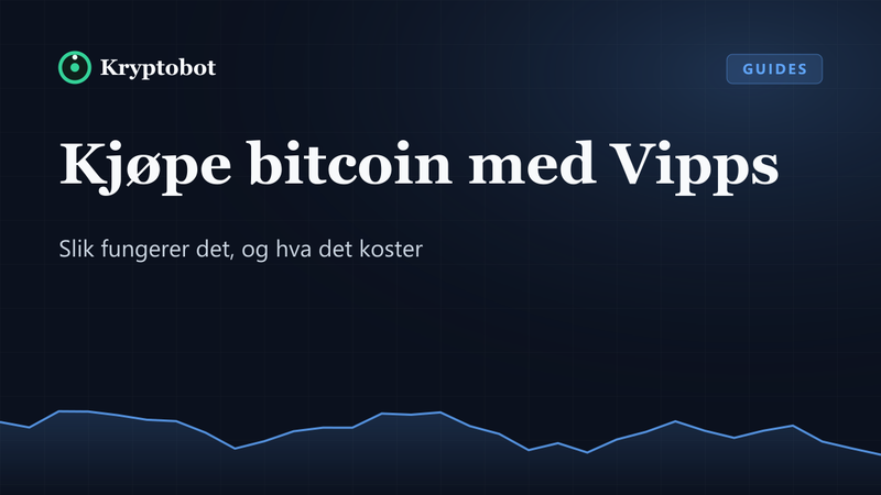 Illustrasjon: Kjøpe bitcoin med Vipps – Kryptobot