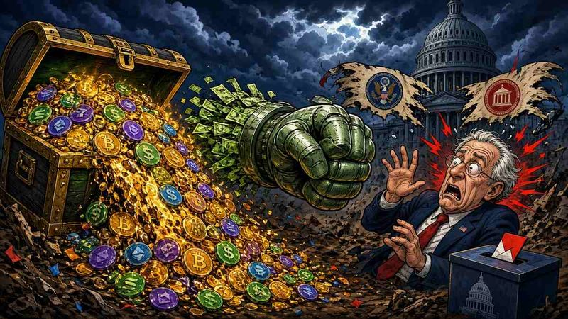 Fairshake satser 30 millioner dollar for å stoppe Sherrod Brown etter CLARITY Act-kollaps