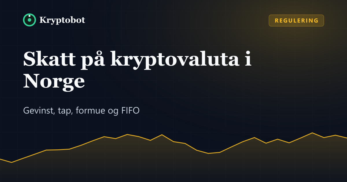 Illustrasjon: Skatt på kryptovaluta i Norge – Kryptobot
