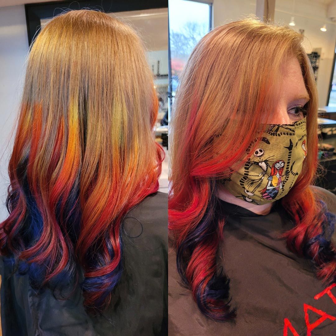 Hair coloring services at Aristocracy Salon & Day Spa in downtown Plymouth, MA
