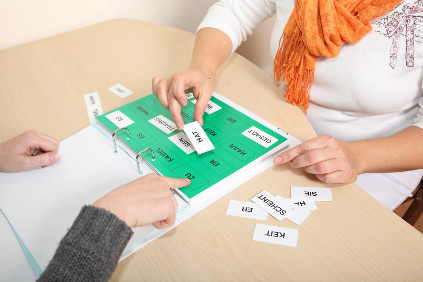 using flash cards