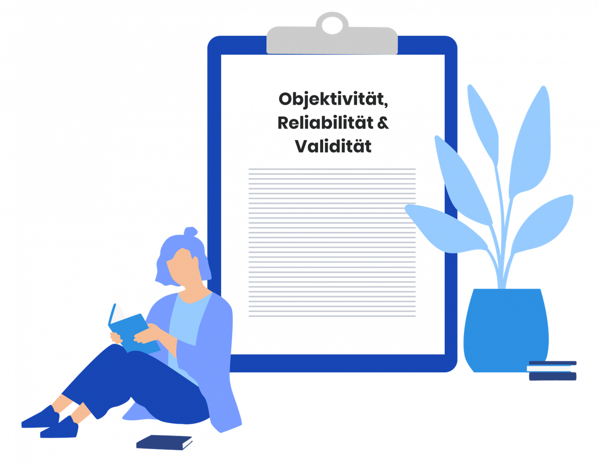 Darstellung, wie man die qualitykriterien objectivity reliability und validity in die thesis integriert