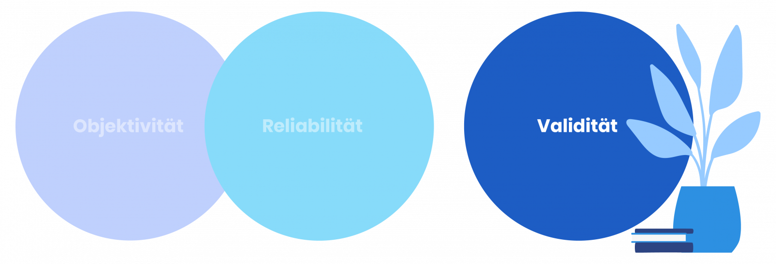 Schematisches Bild von dem quantitativeen qualitykriterium validity.