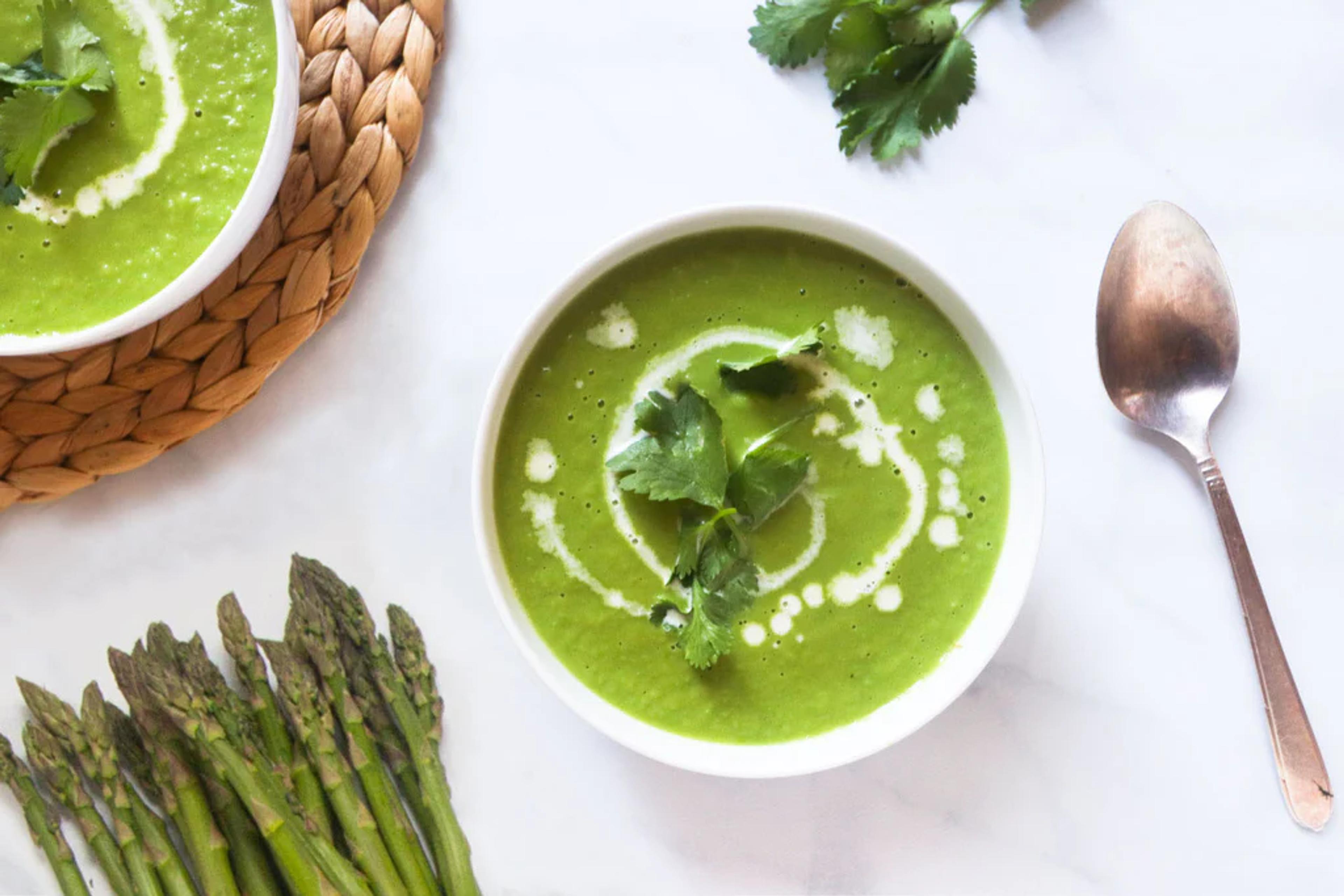 Ramp Asparagus Soup