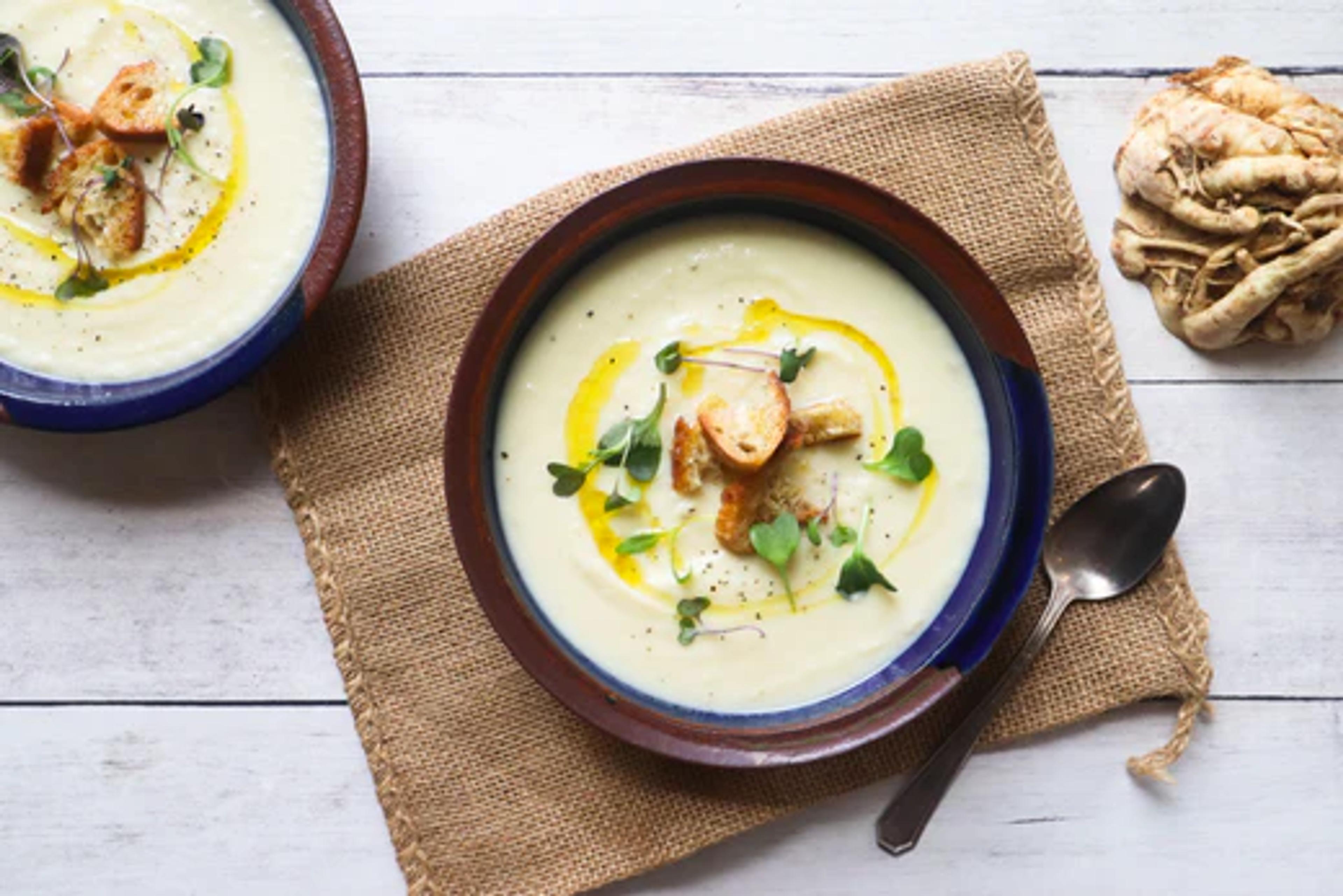 Creamy Parsnip Potato Soup