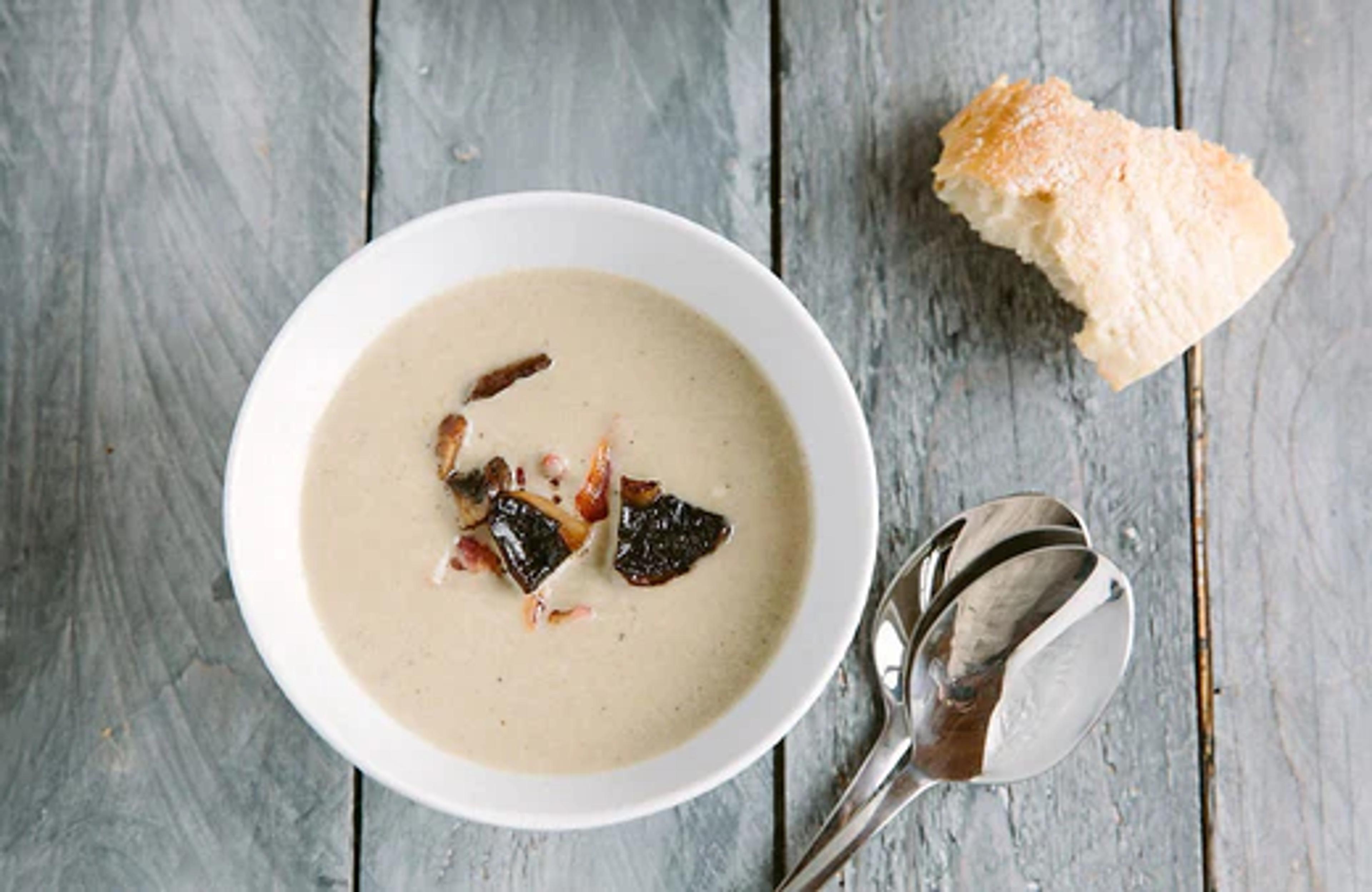 Creamy Mushroom Parsnip Soup