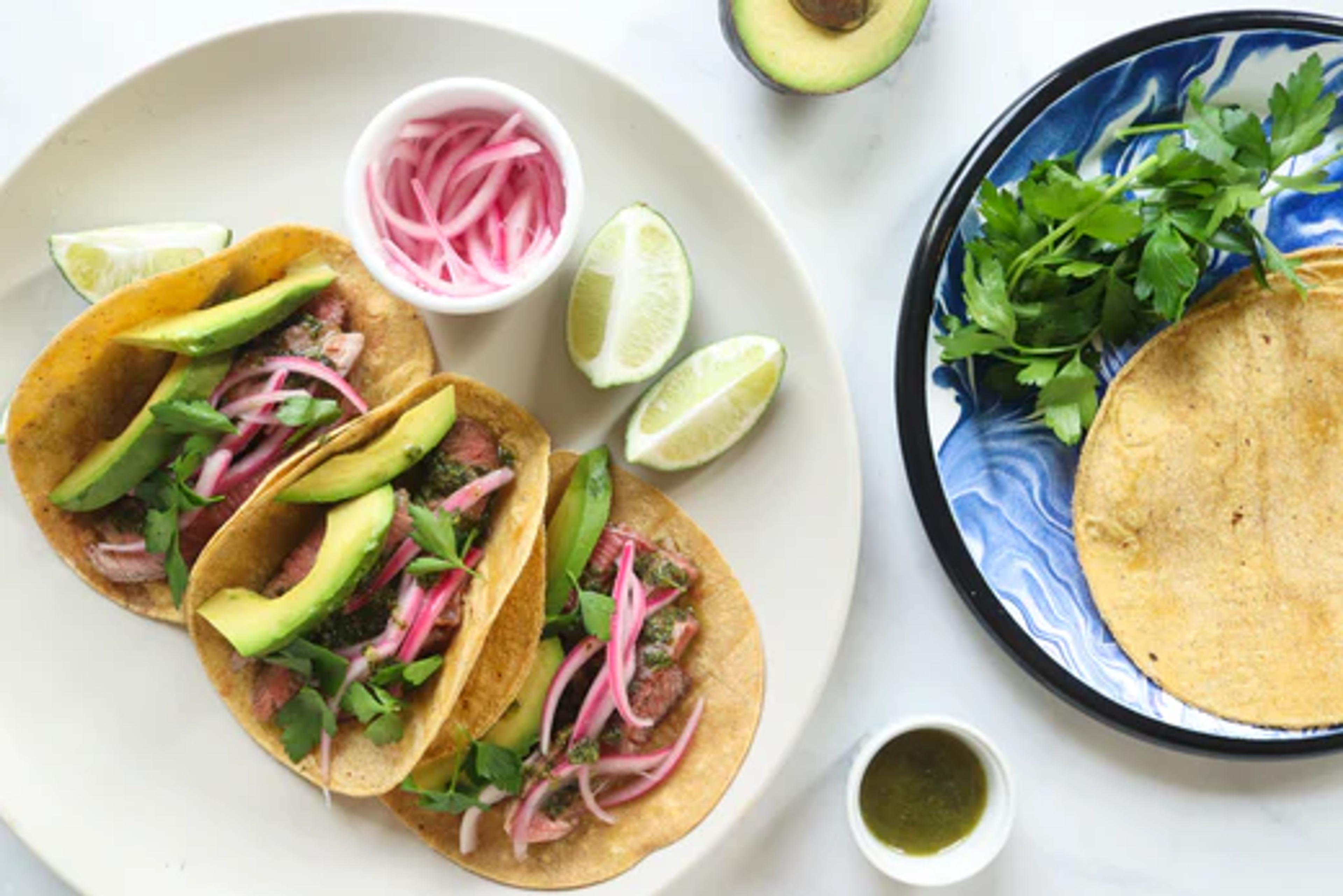 Chimichurri Steak Tacos