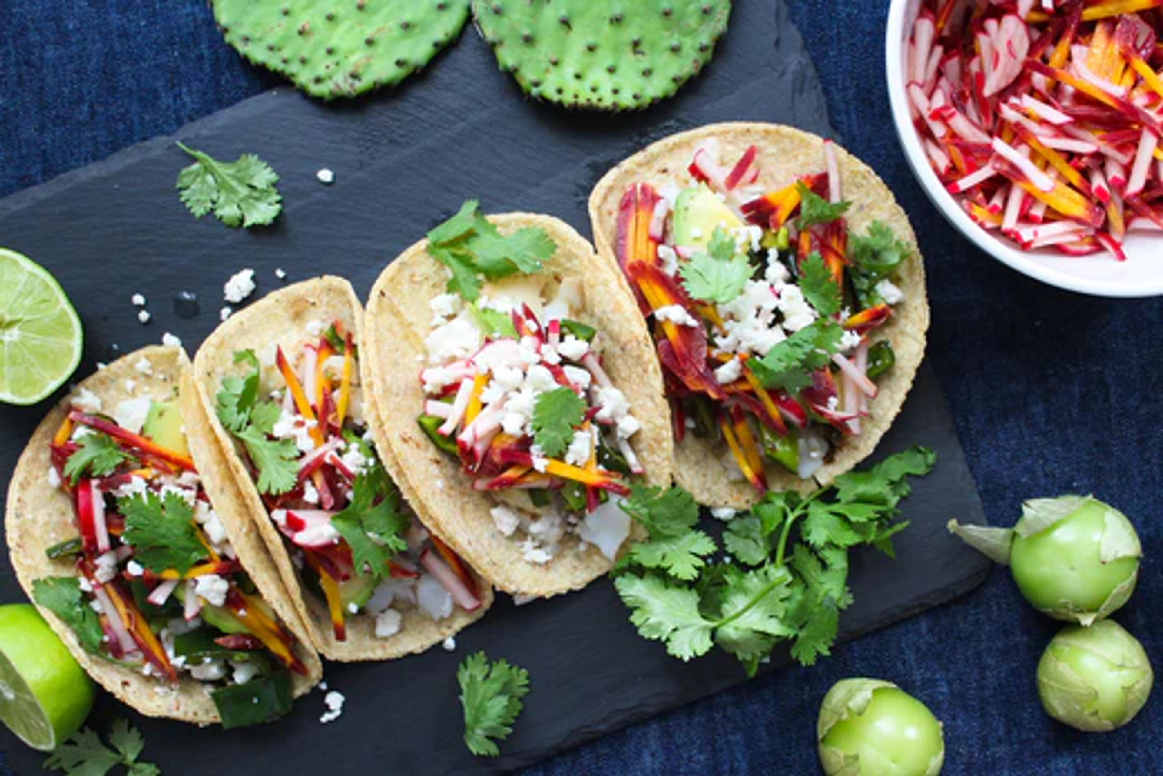 Fish Tacos with Queso Fresco