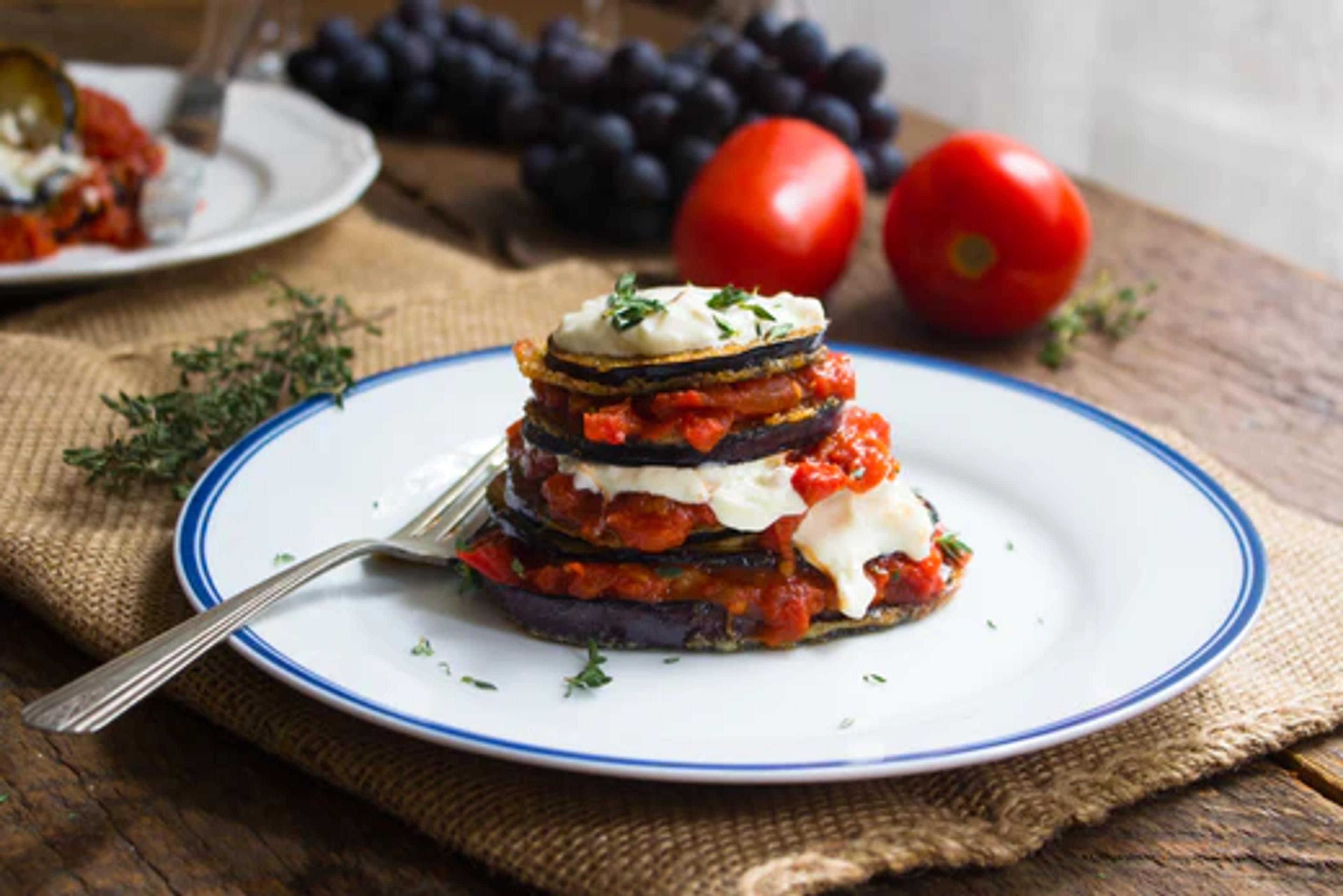 Eggplant "Parmesan" with Burrata