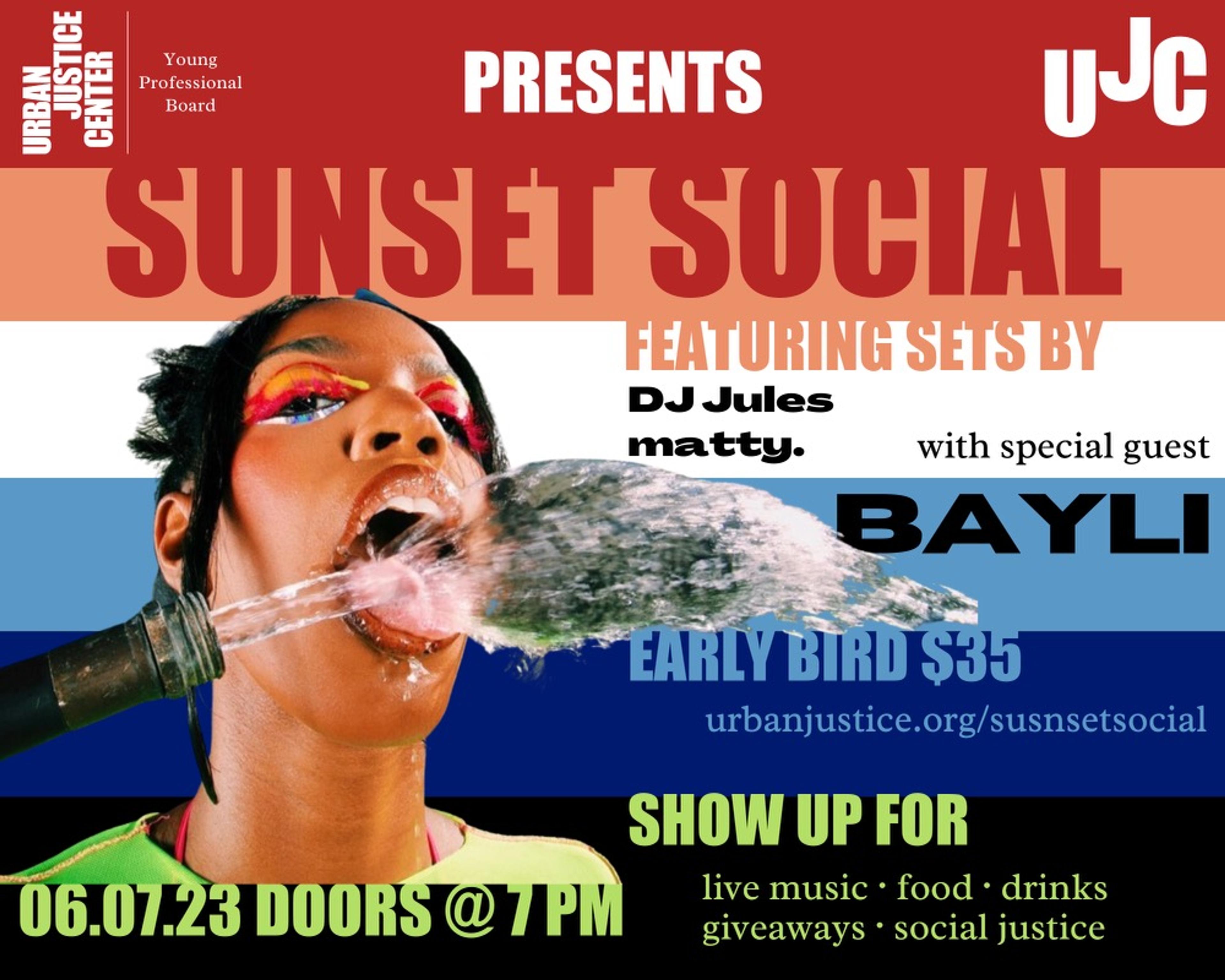 Urban Justice Center Sunset Social Fundraiser