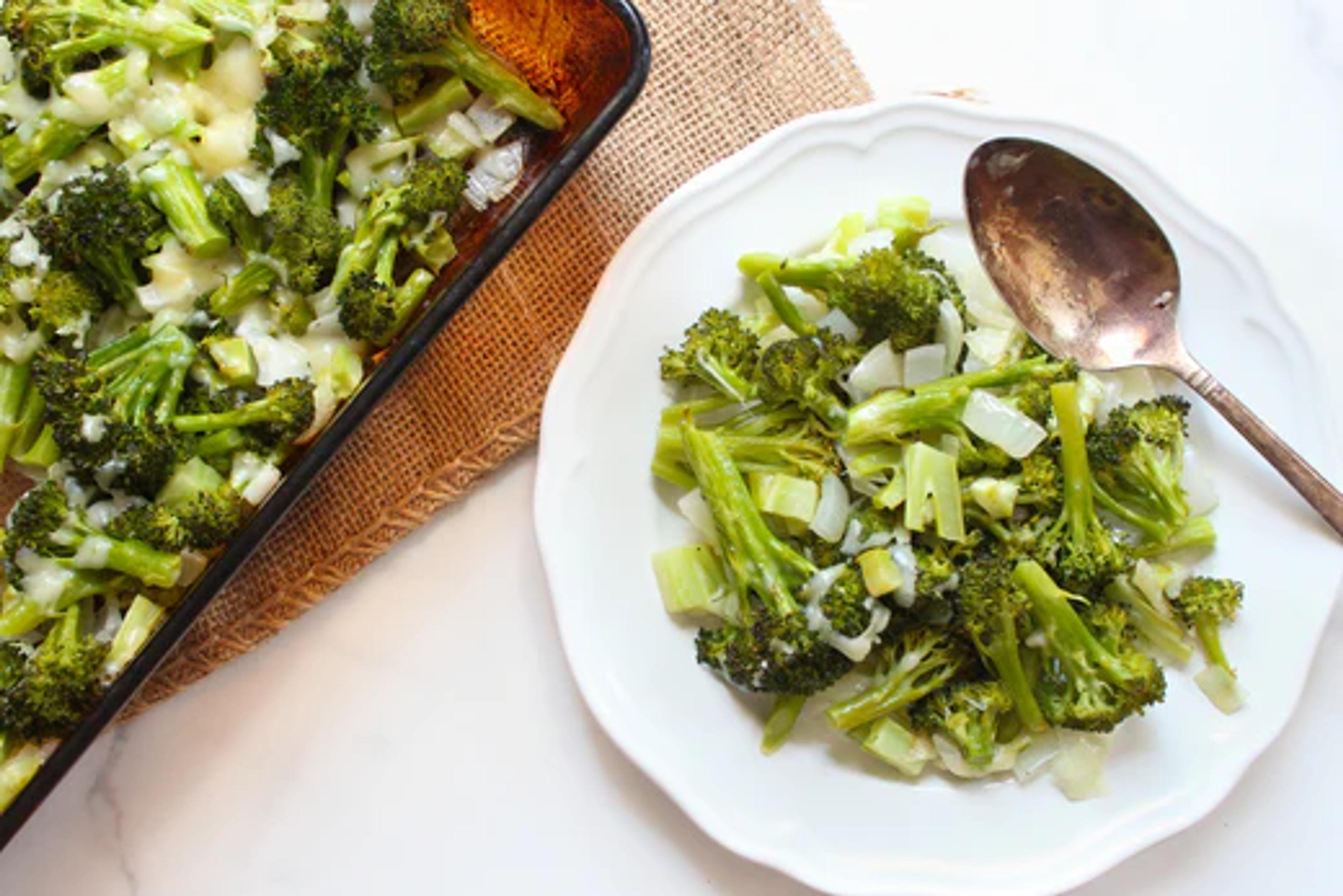 Cheesy Roasted Broccoli