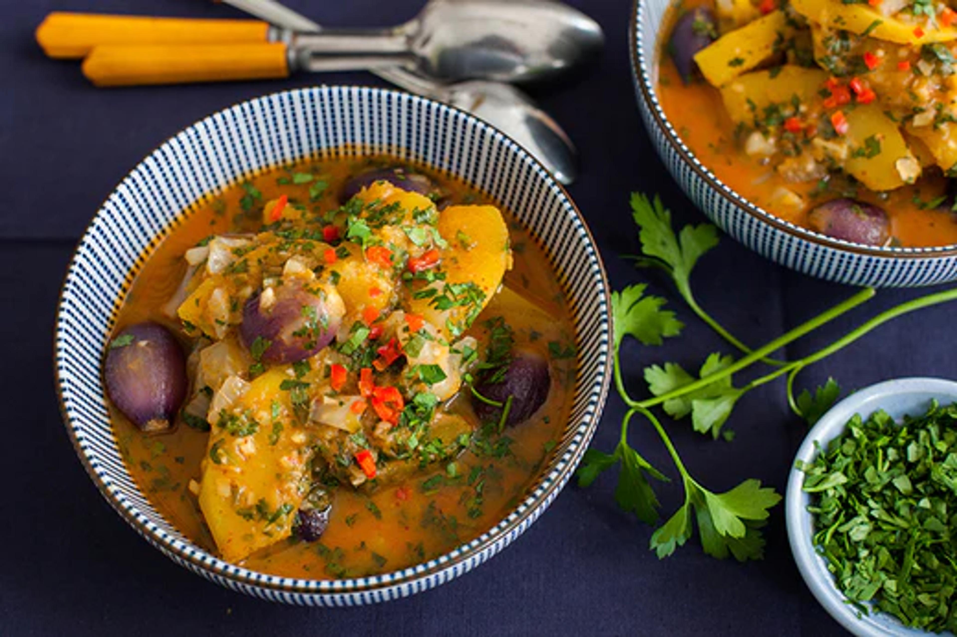 Curried Fall Squash Stew
