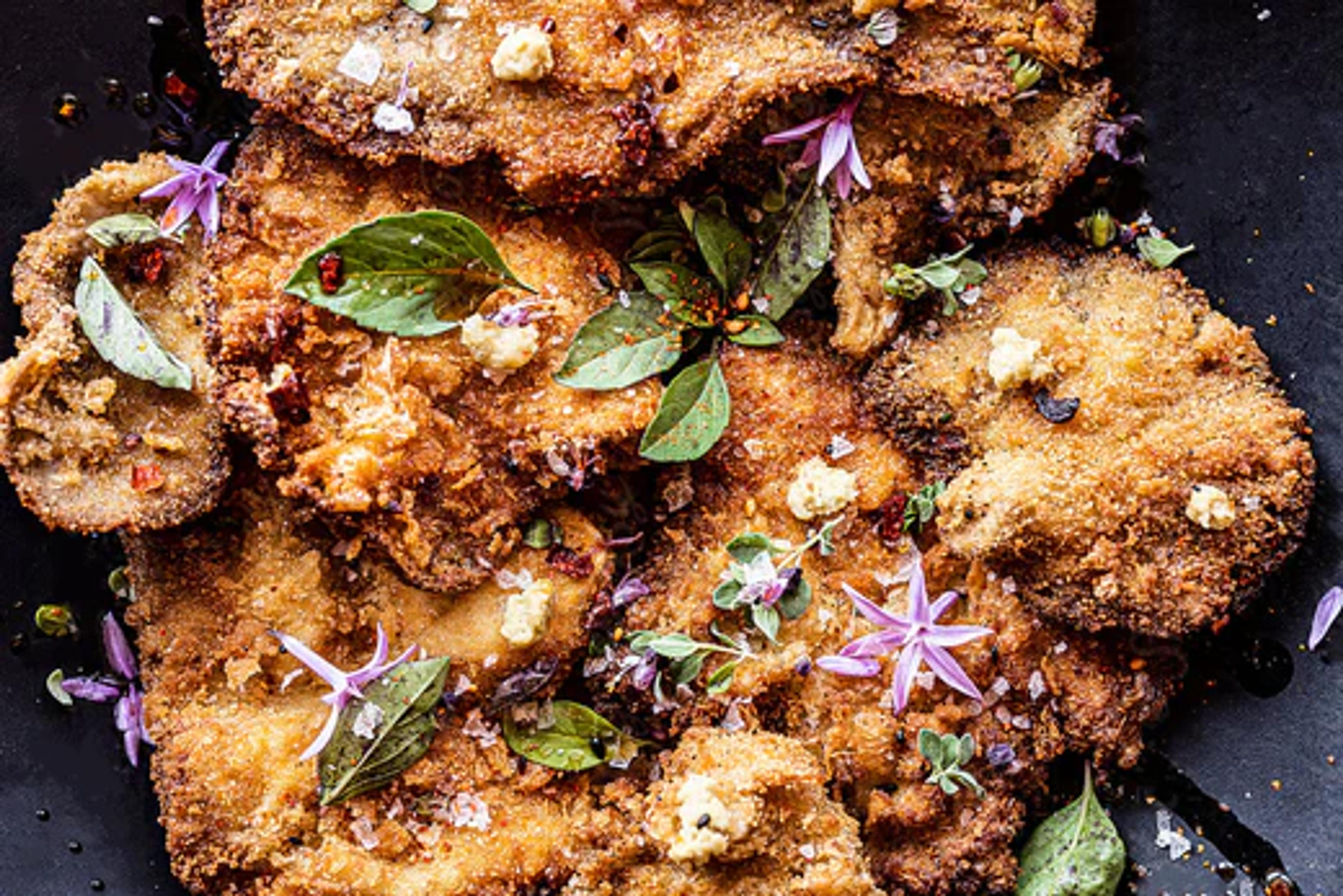 Fried Oyster Mushrooms