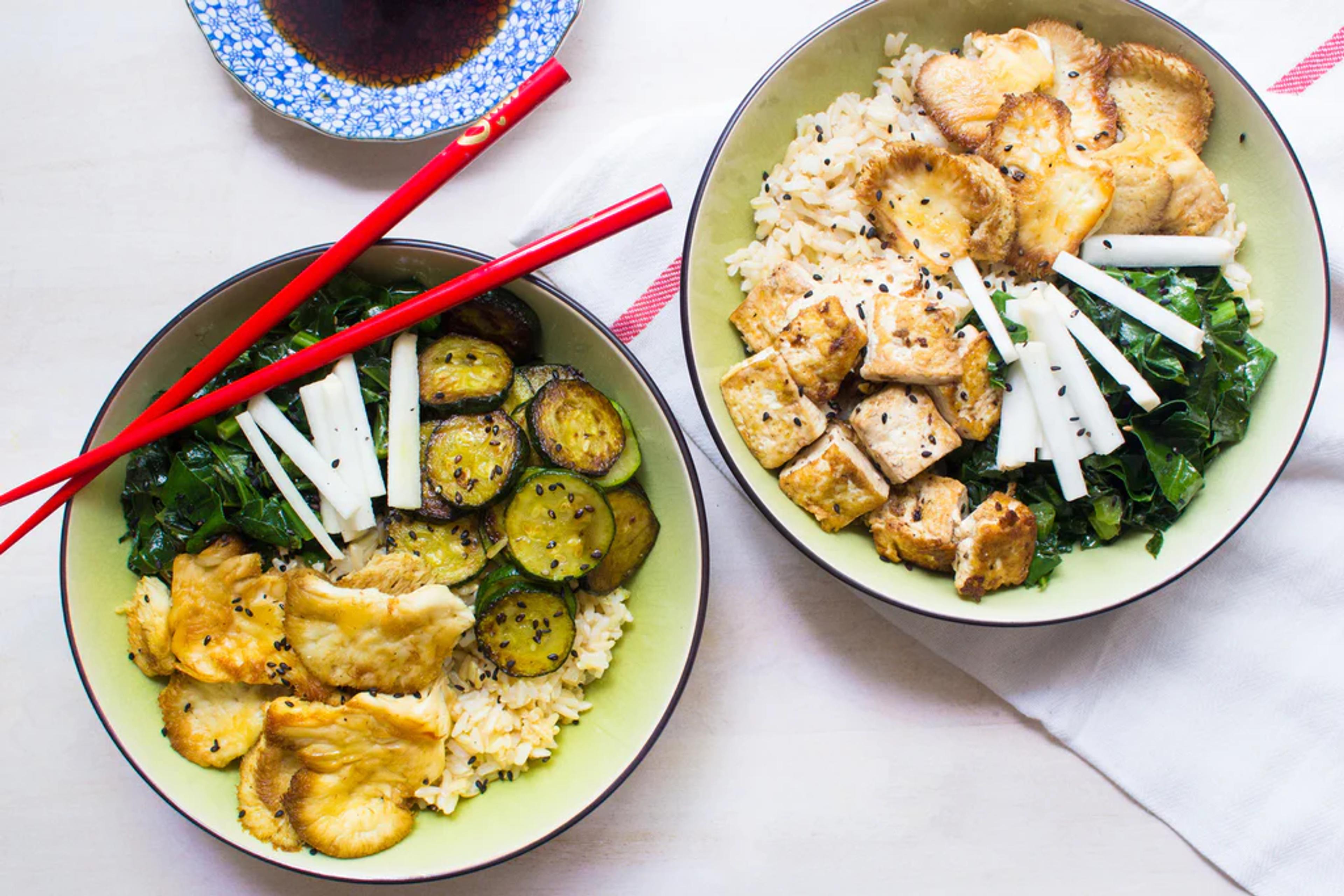 Lion's Mane Mushroom Bowl