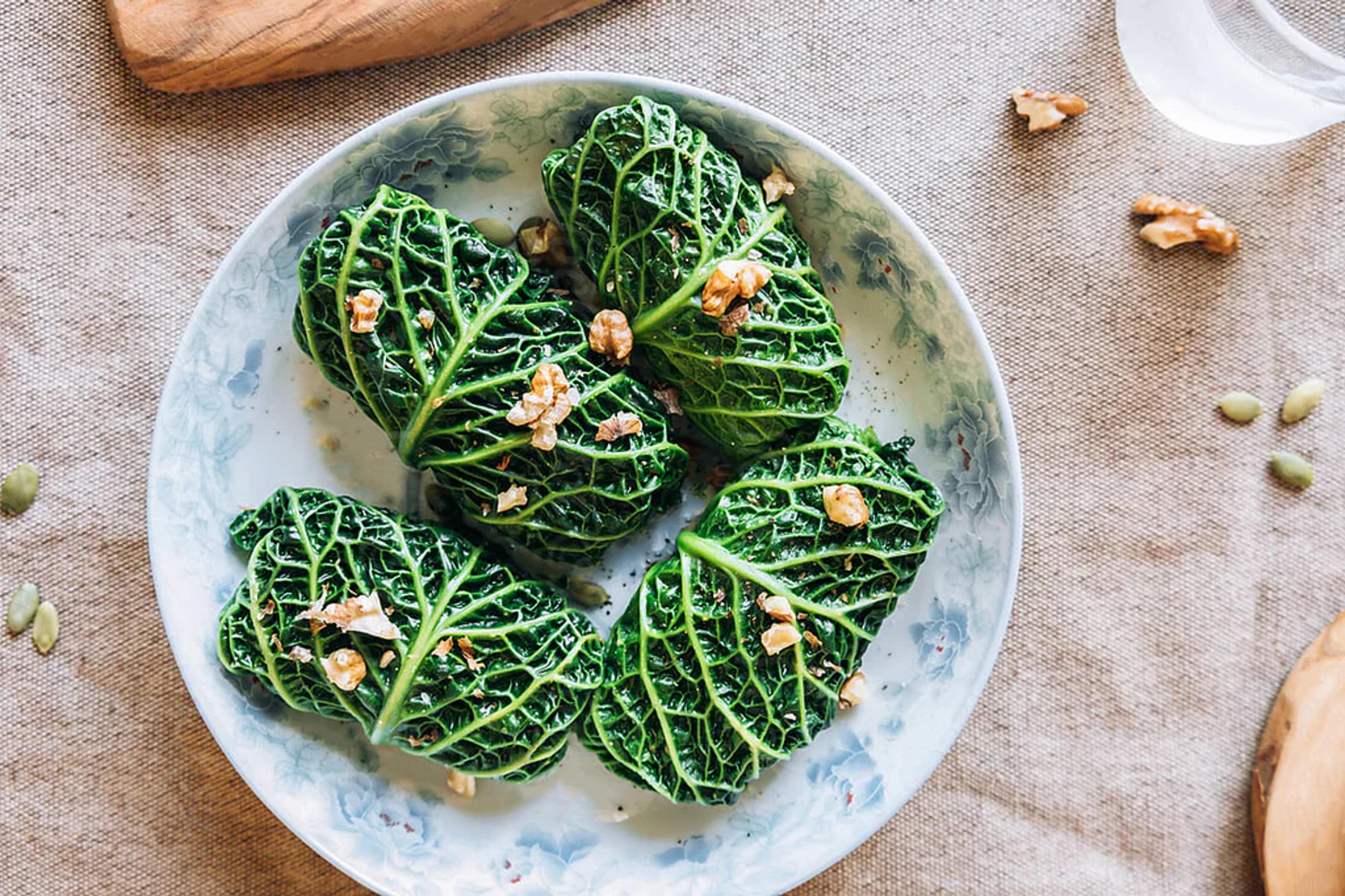Lamb Stuffed Savoy Cabbage