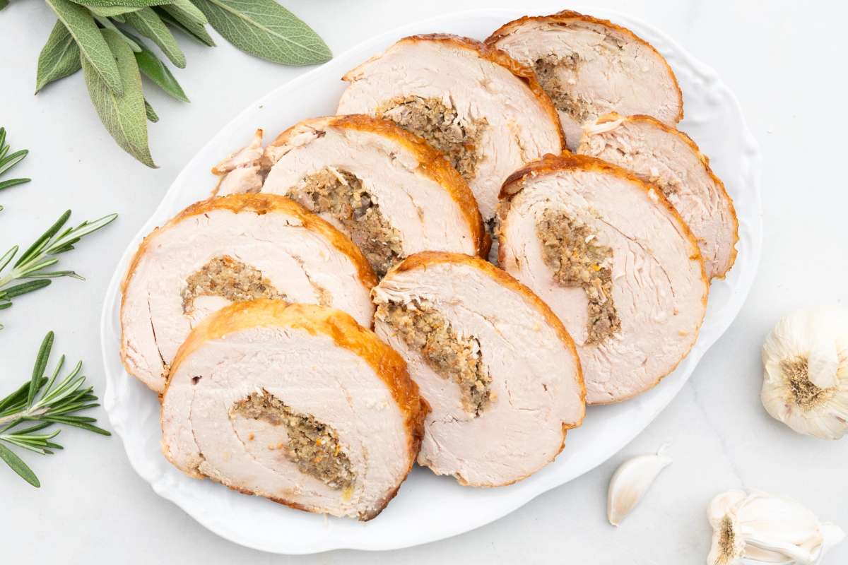 Buy Turkey Breast Roulade with Sausage Stuffing For Delivery Near You