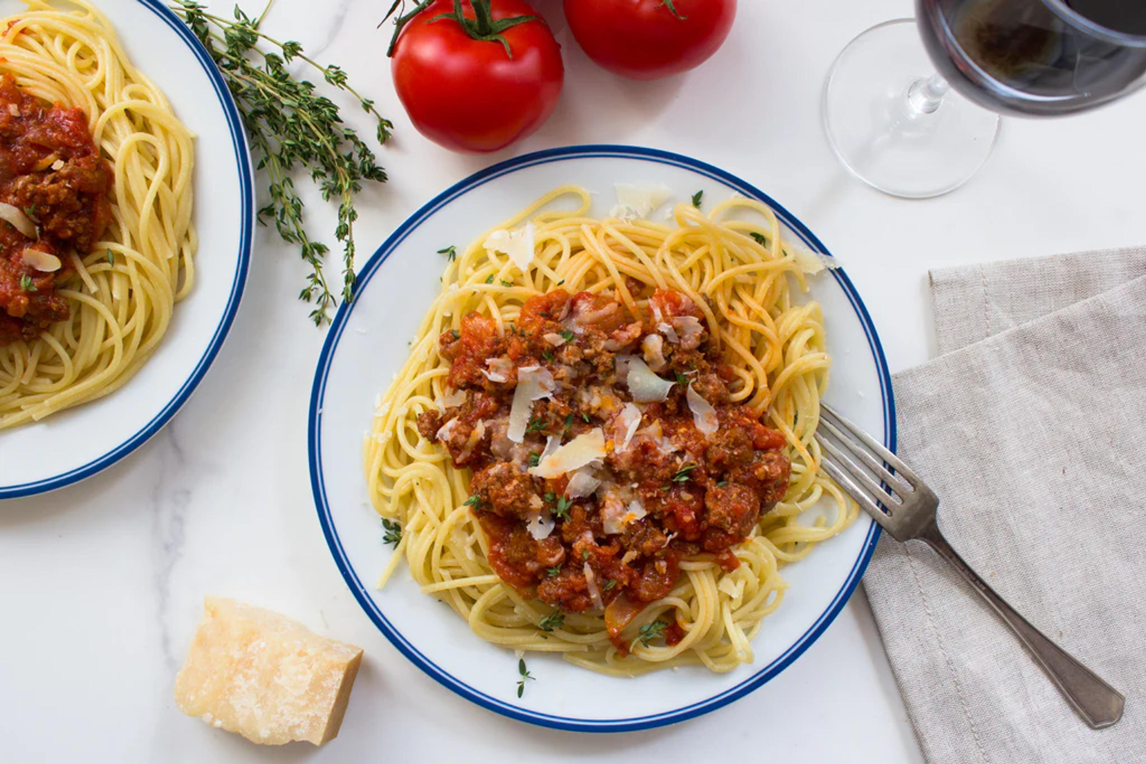 Quick Spaghetti Bolognese