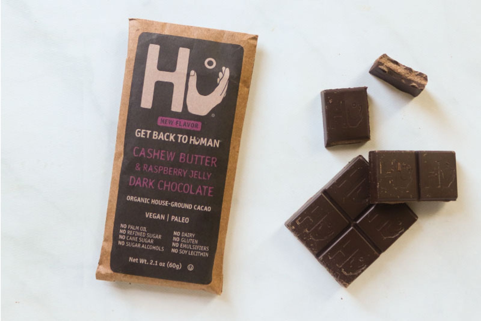 Buy Cashew Butter Raspberry Jelly Dark Chocolate Bar (Paleo) For