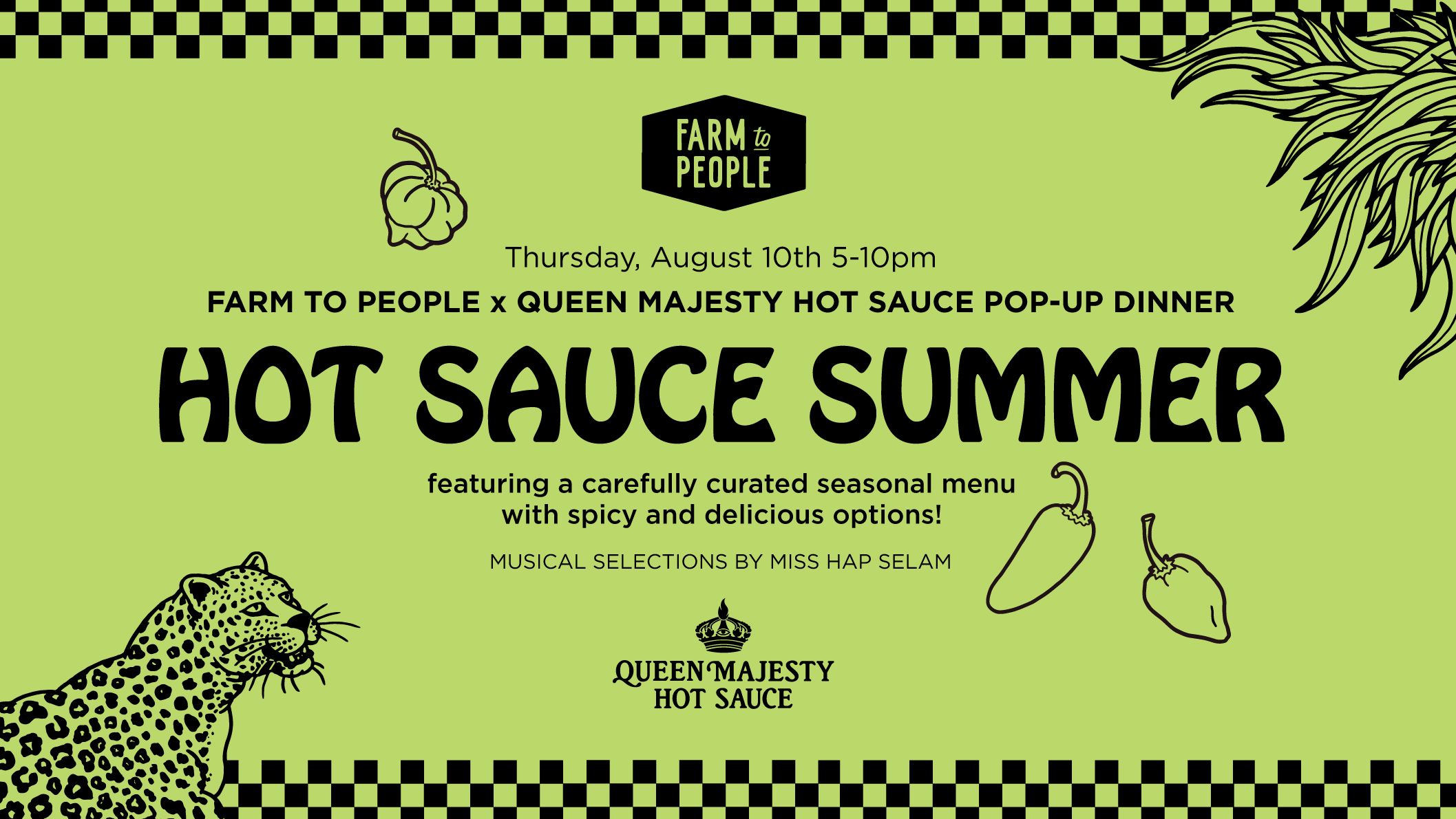 Hot Sauce Summer Pop-up with Queen Majesty Hot Sauce