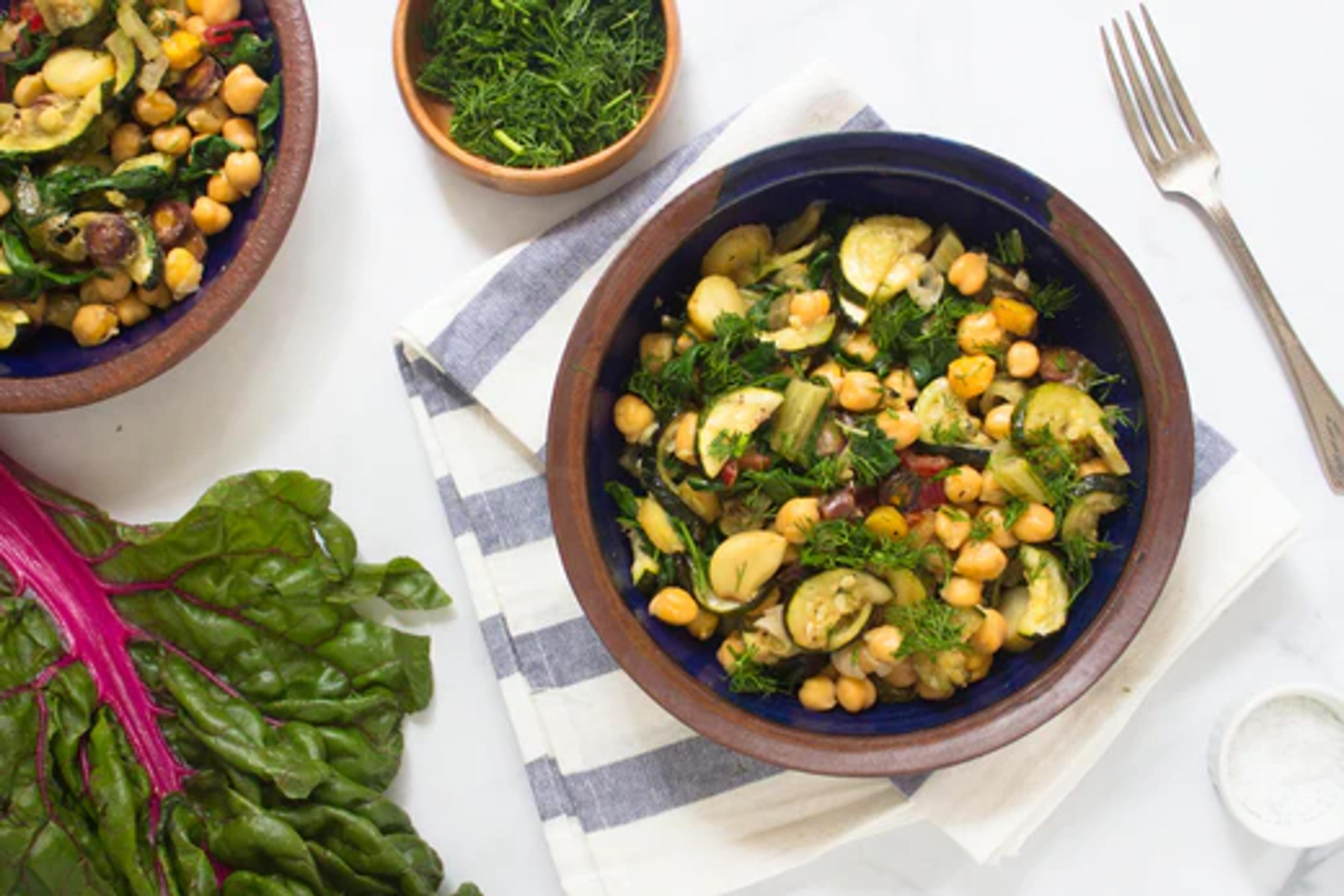 Chickpea Zucchini Tagine