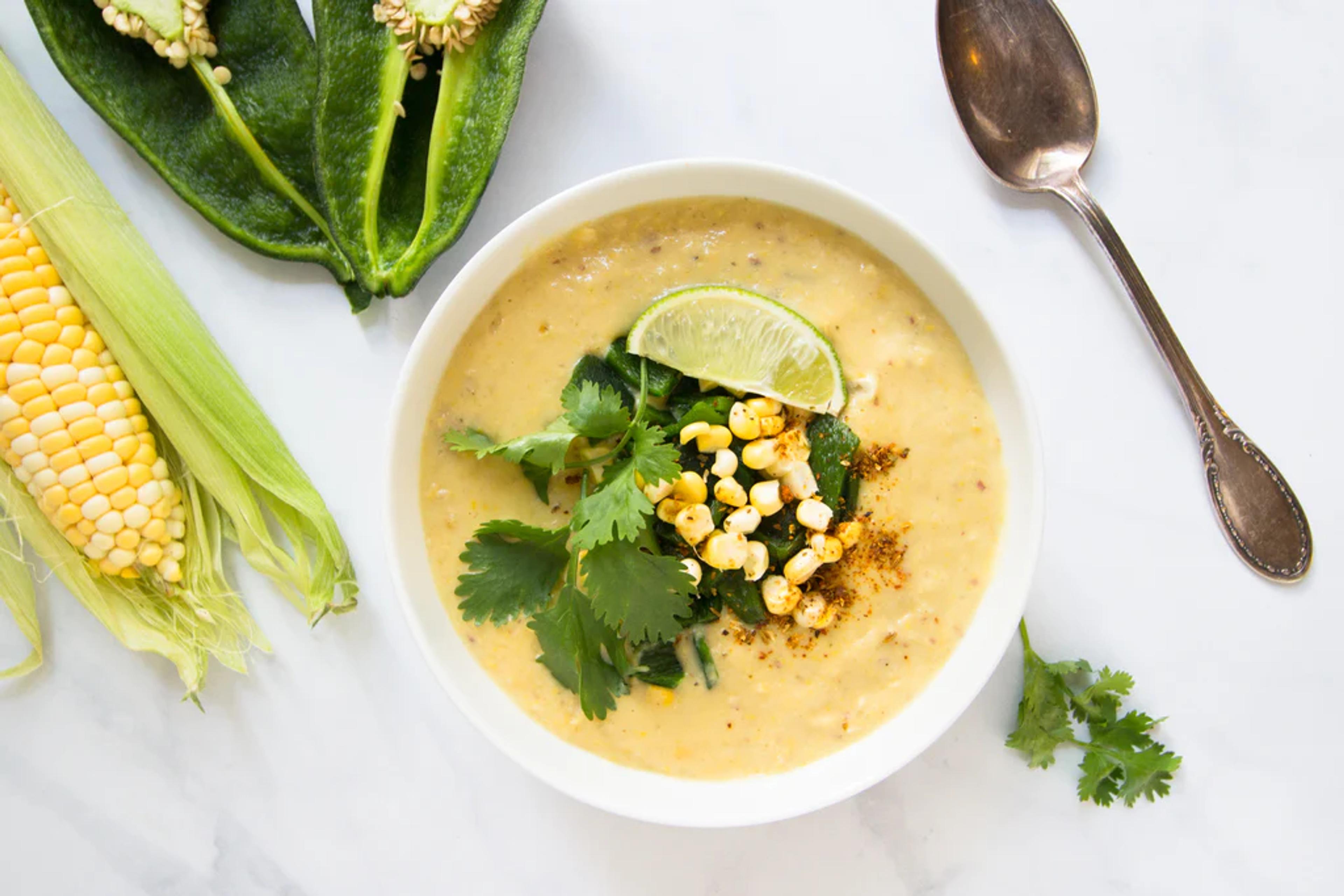 Poblano Corn Chowder