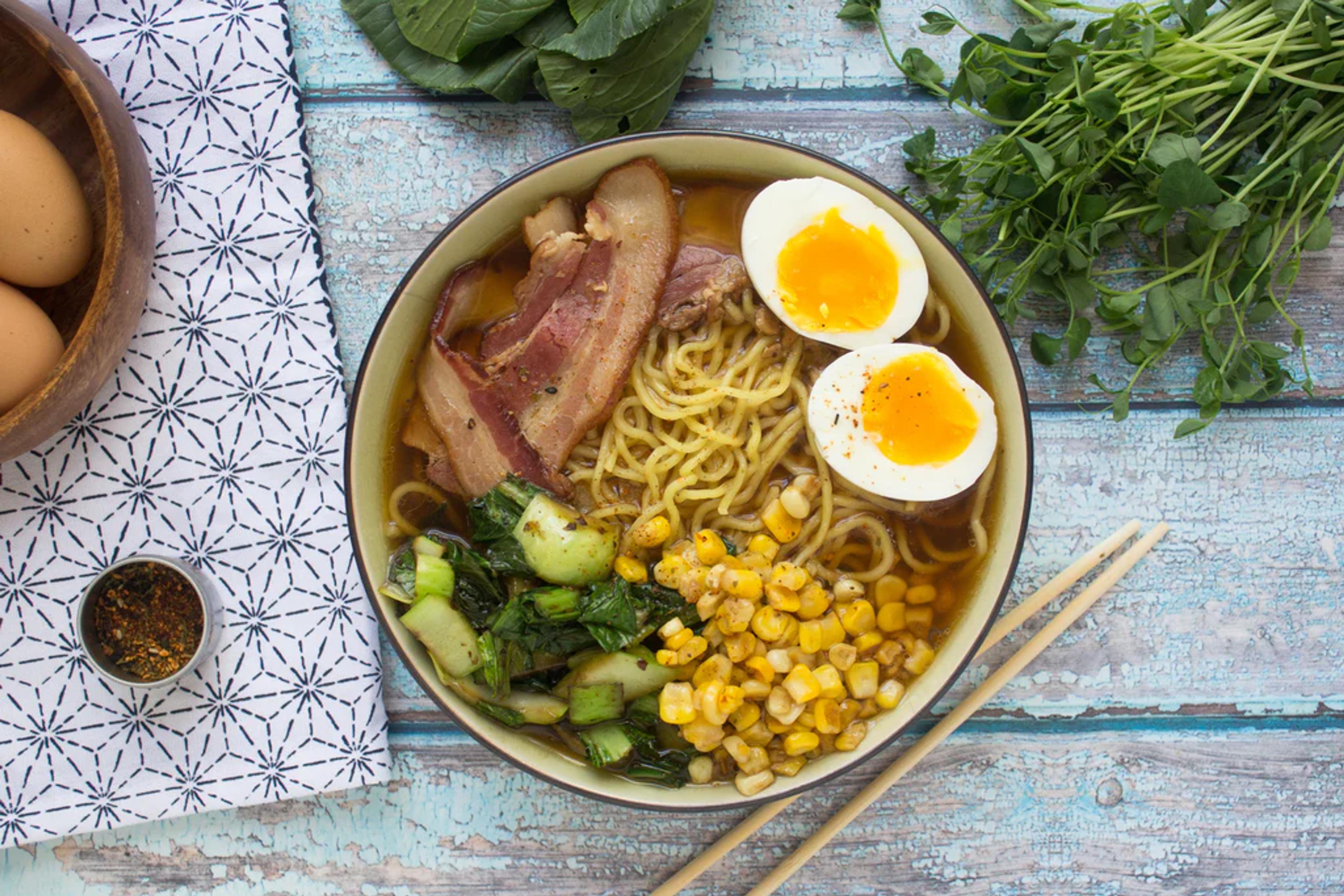 Miso Ramen with Bacon