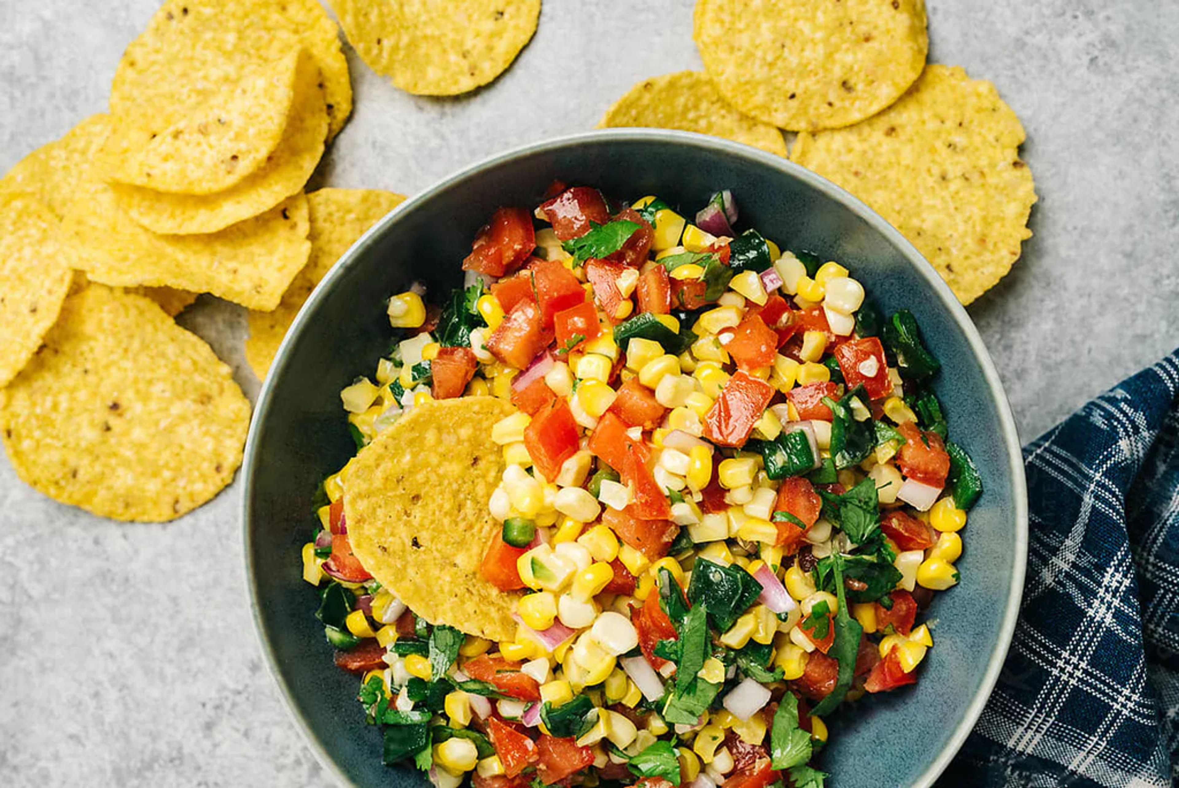 Grilled Corn and Heirloom Tomato Salad
