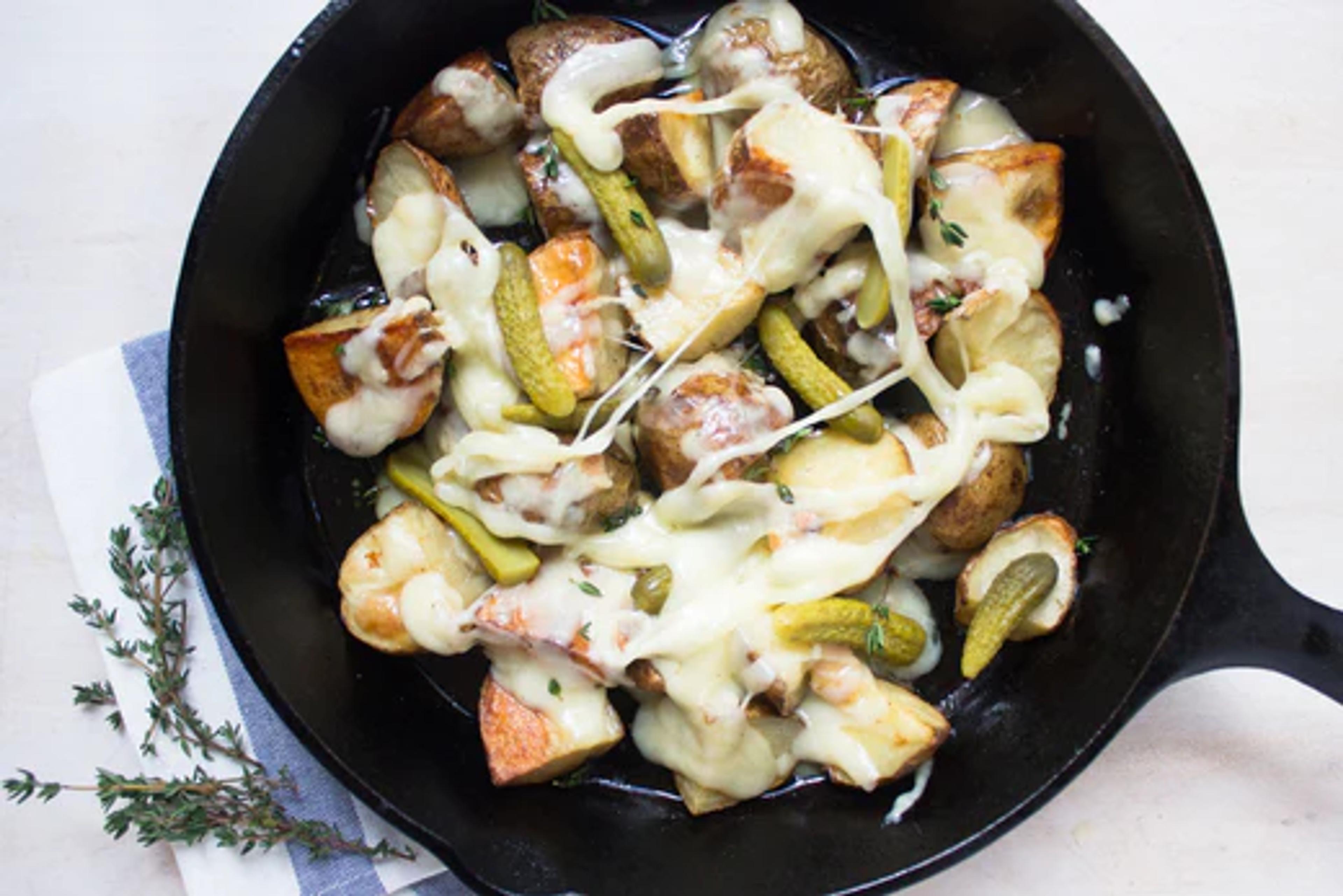 Fingerling Potatoes with Raclette