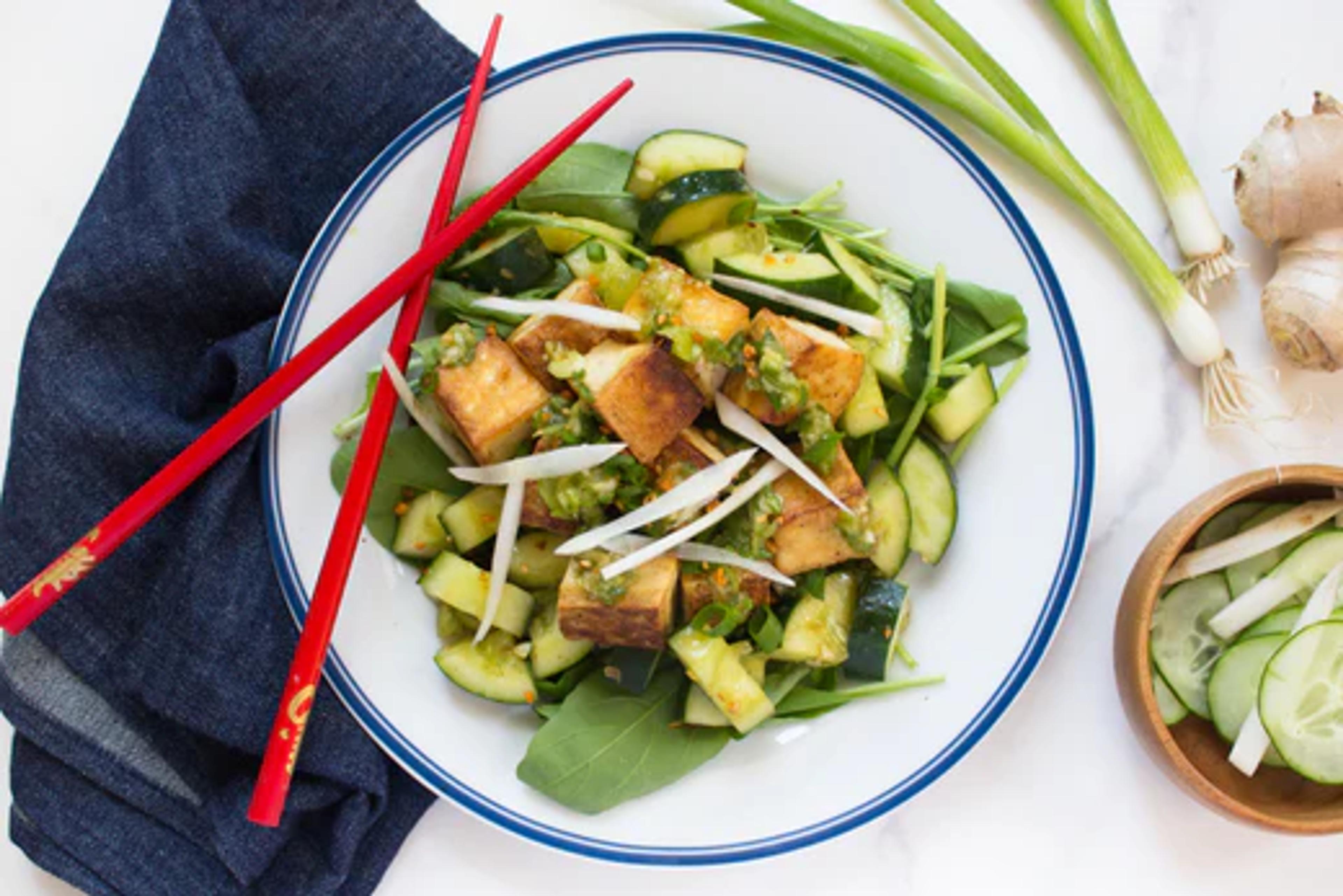 Ginger Scallion Tofu