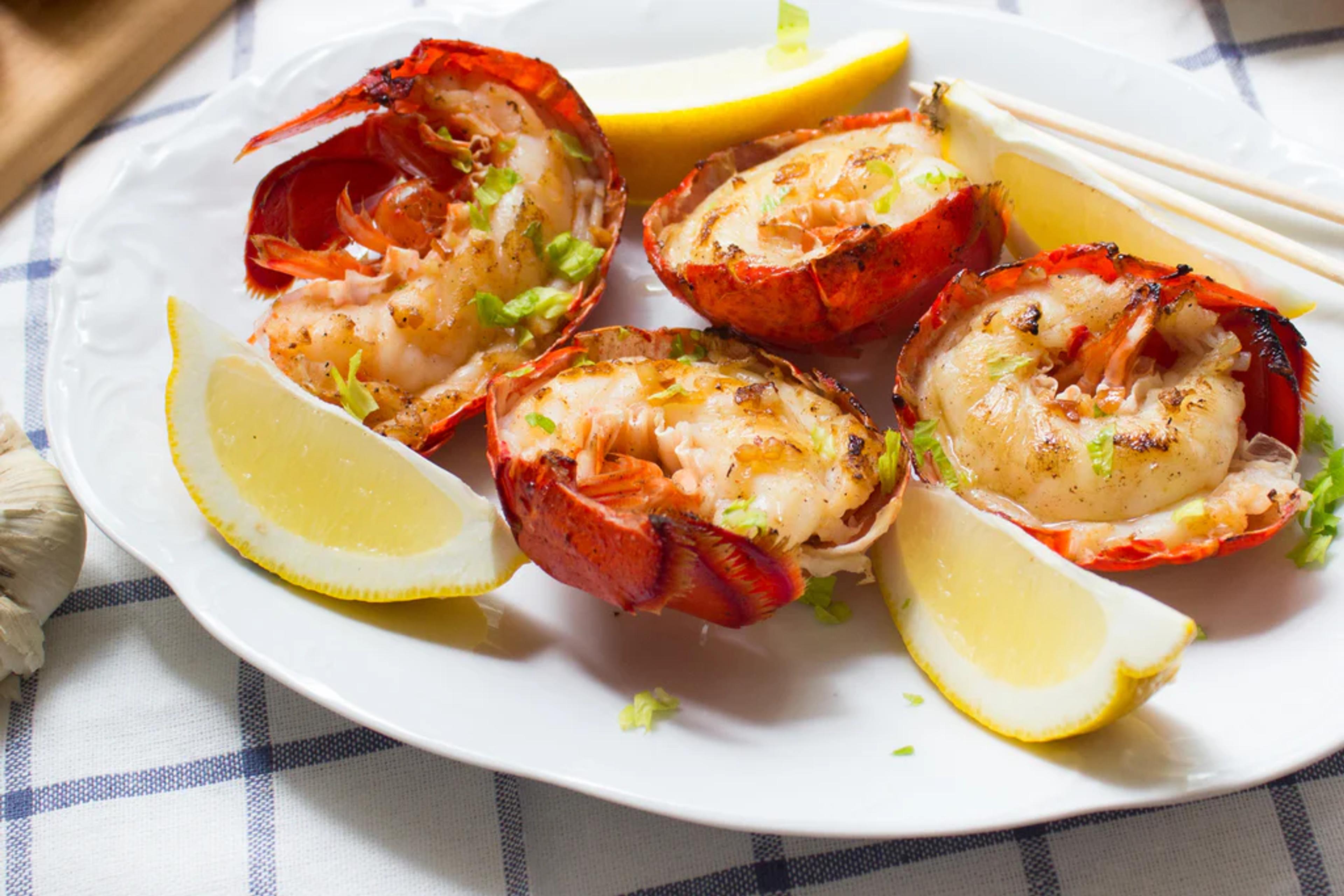 Lobster Tails with Garlic Butter