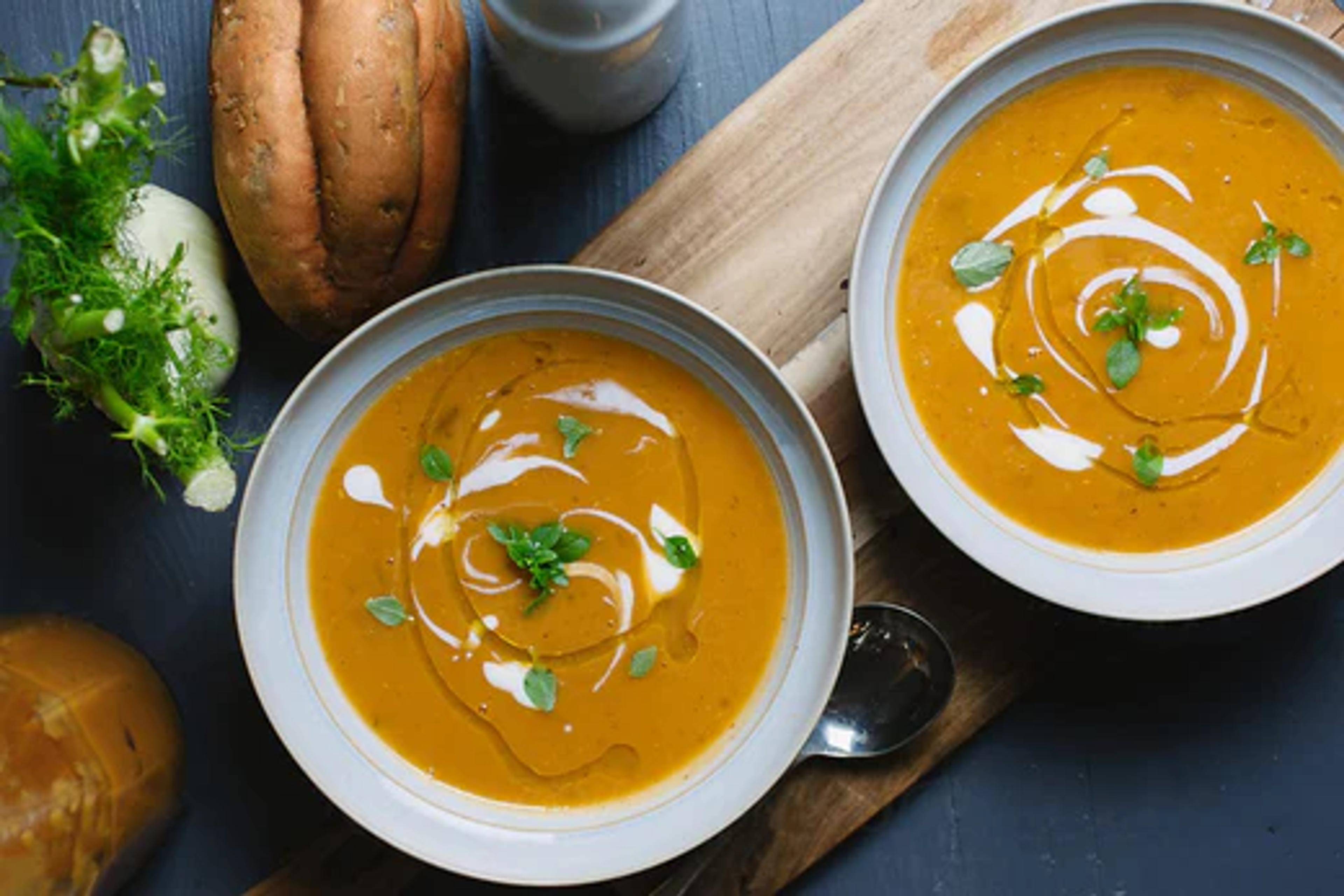 Fennel and Sweet Potato Soup