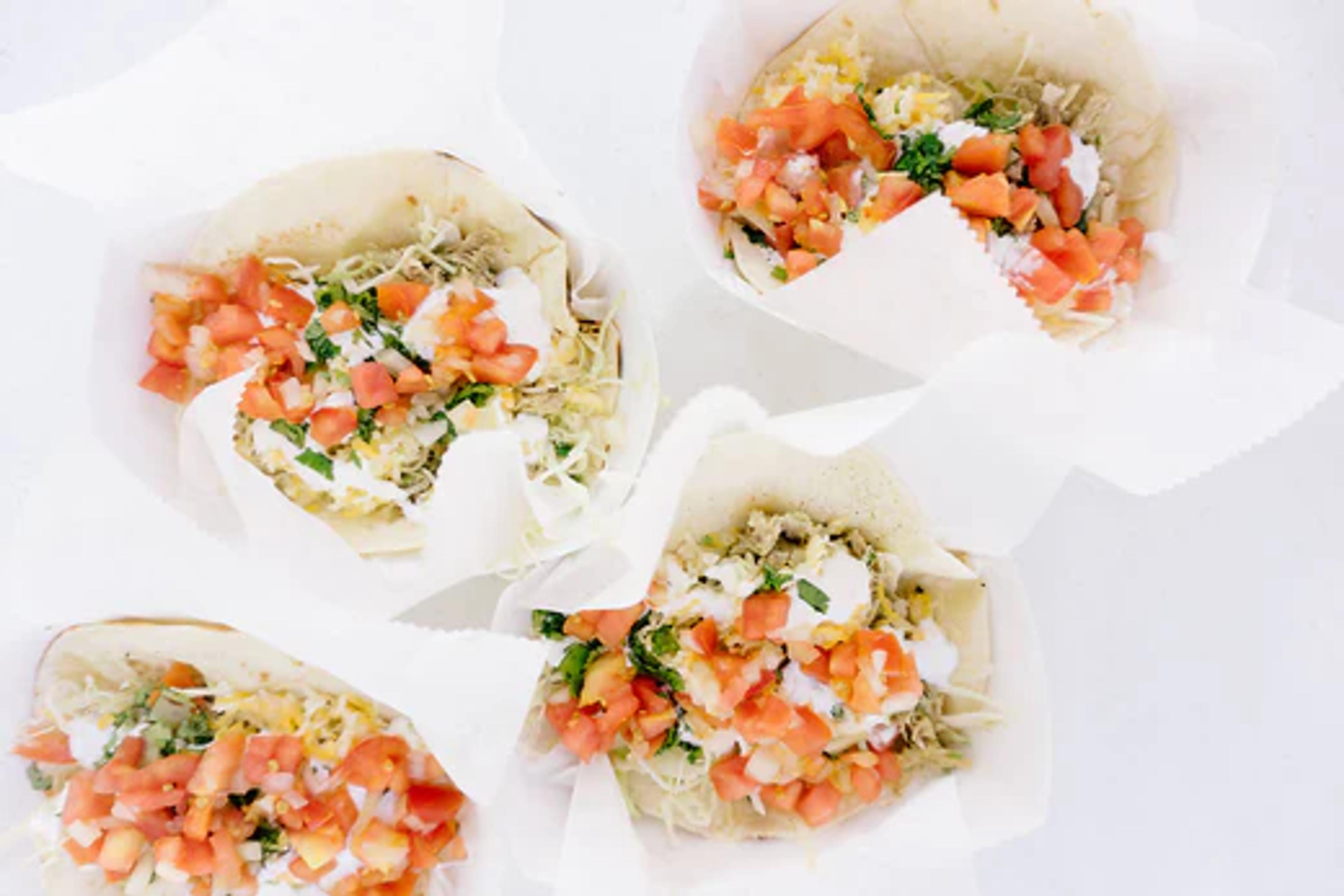 Cod Tacos With Green Cabbage Tomato Slaw