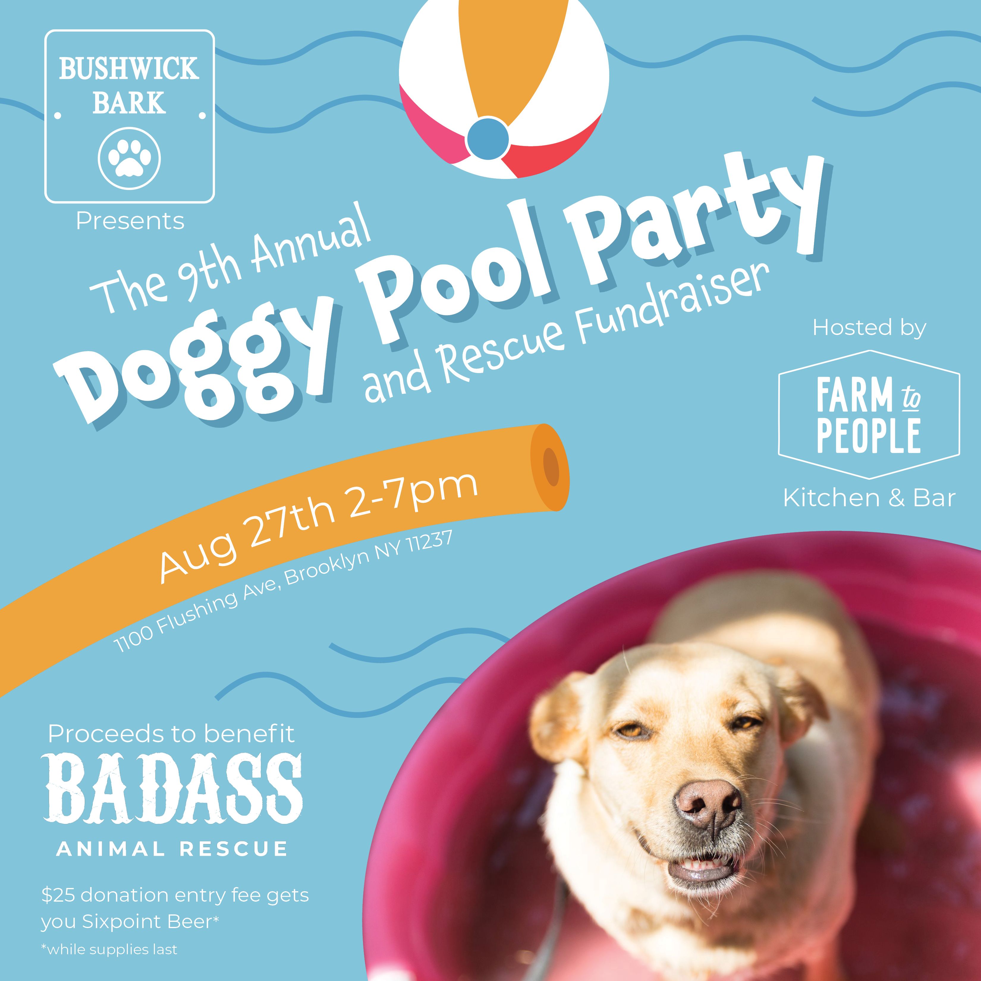Doggy Pool Party & Rescue Fundraiser