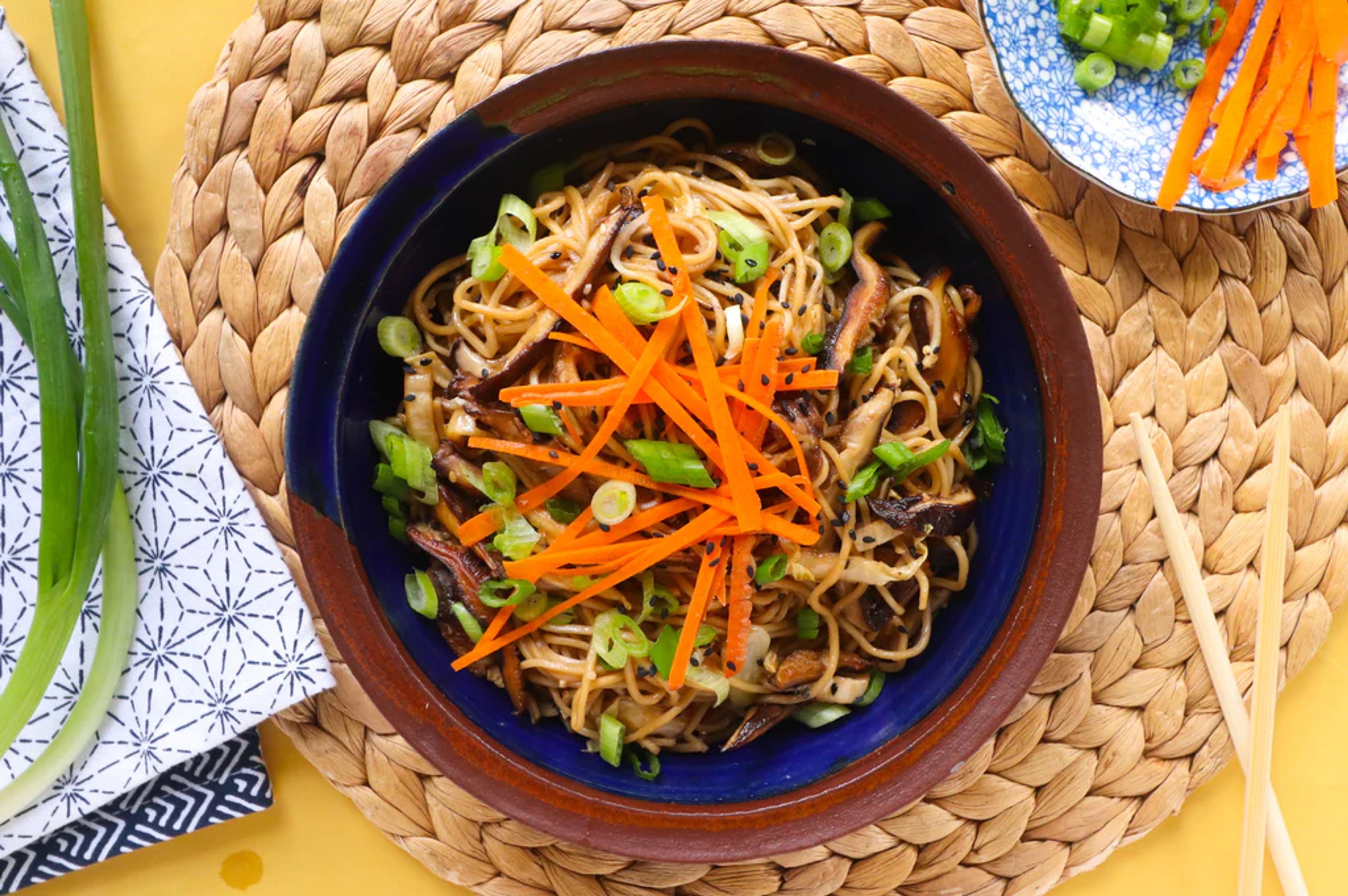 Mazeman with Shiitake and Scallions