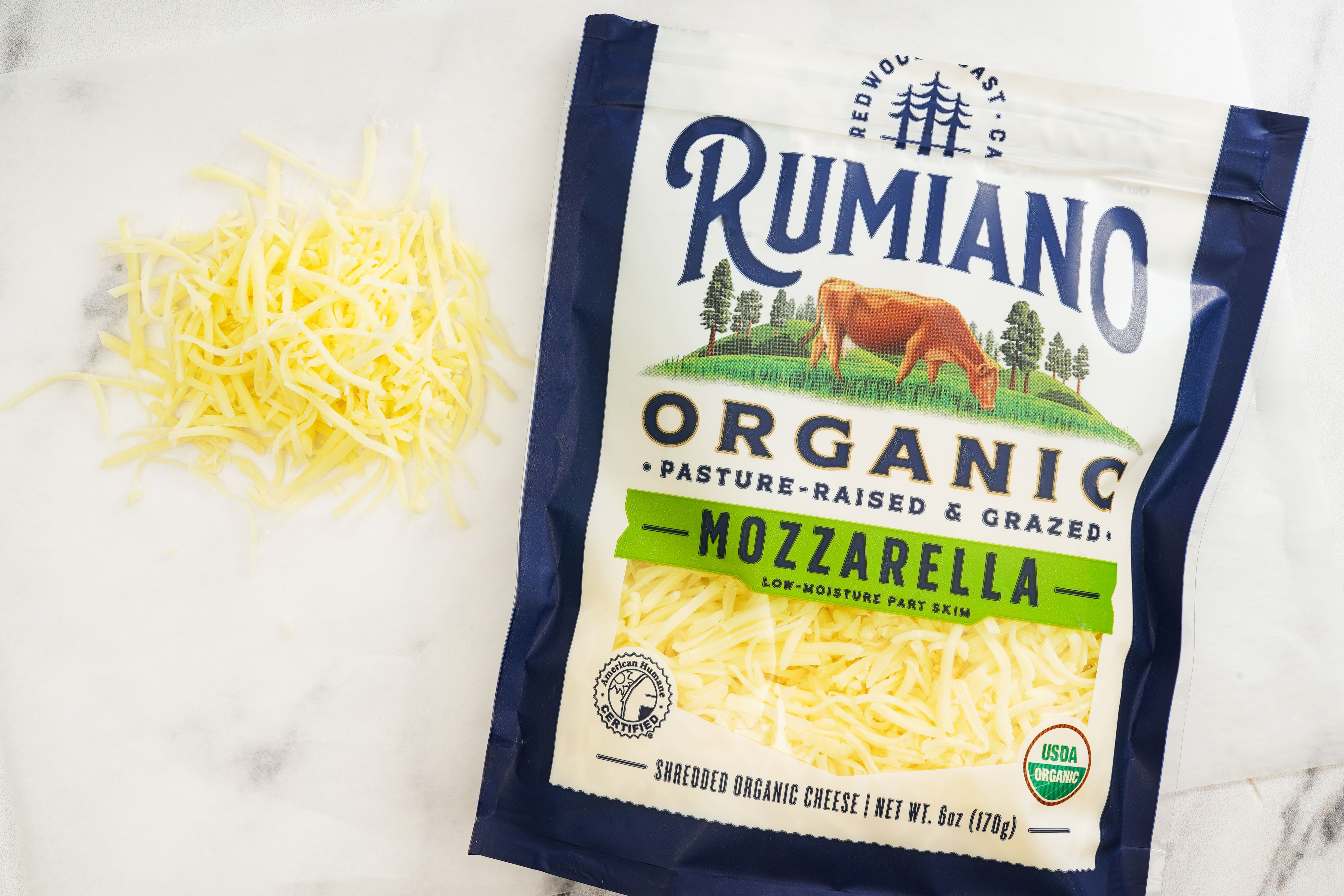Buy Organic Shredded Mozzarella Cheese For Delivery Near You