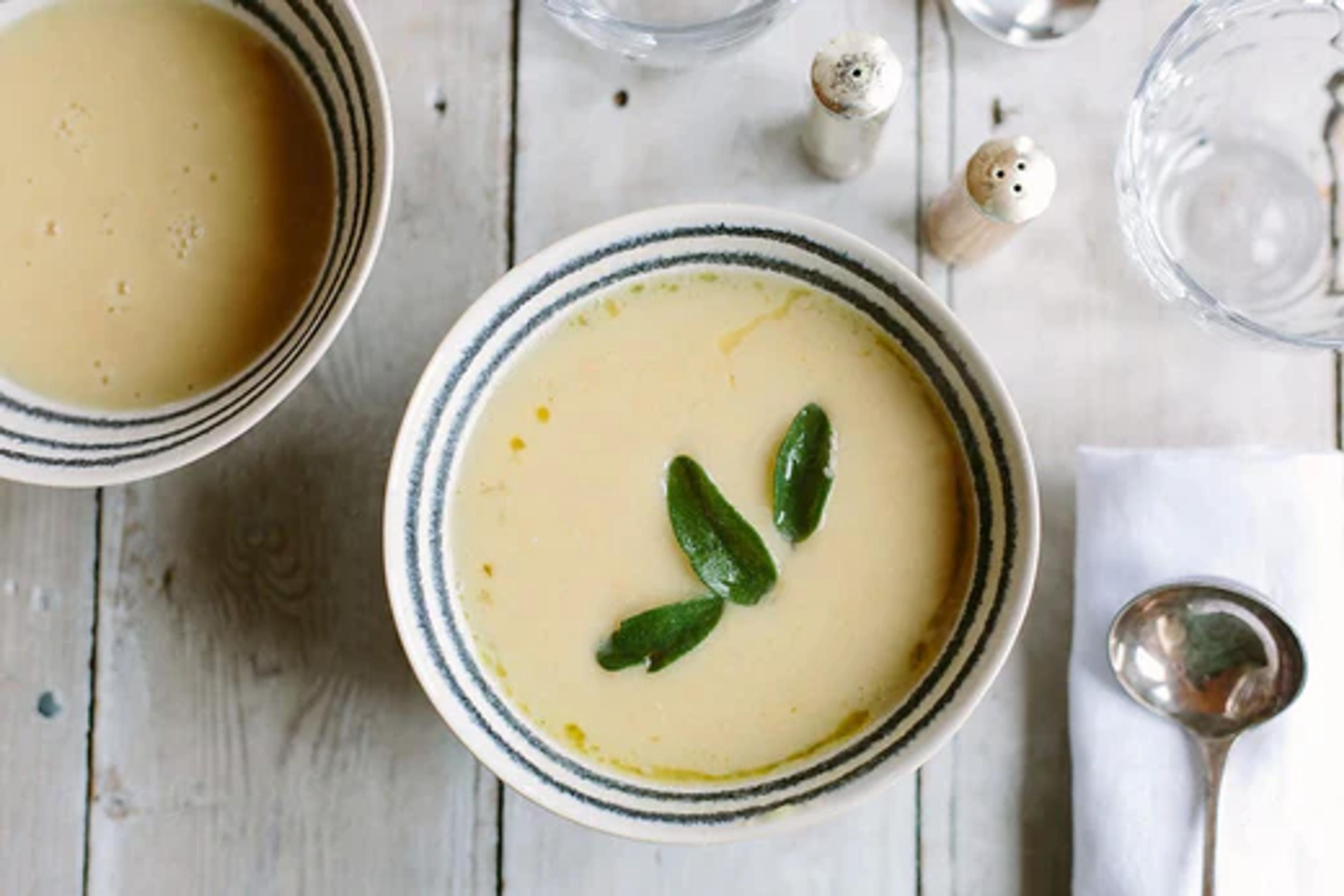 Celeriac Soup with Sage