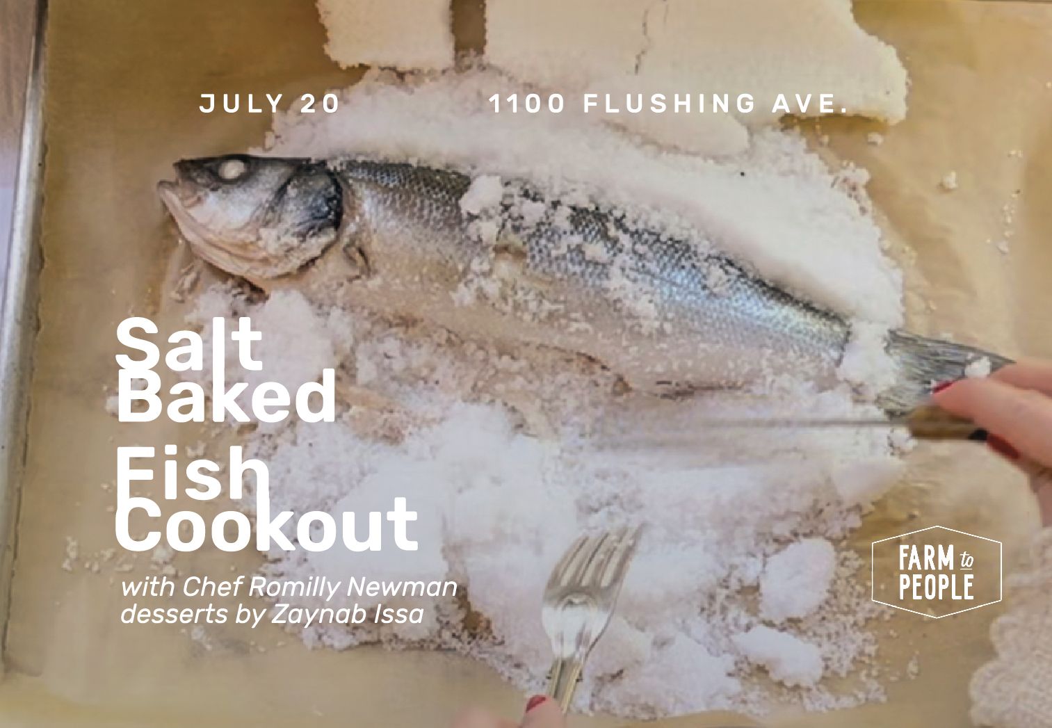 Salt Baked Fish Cookout