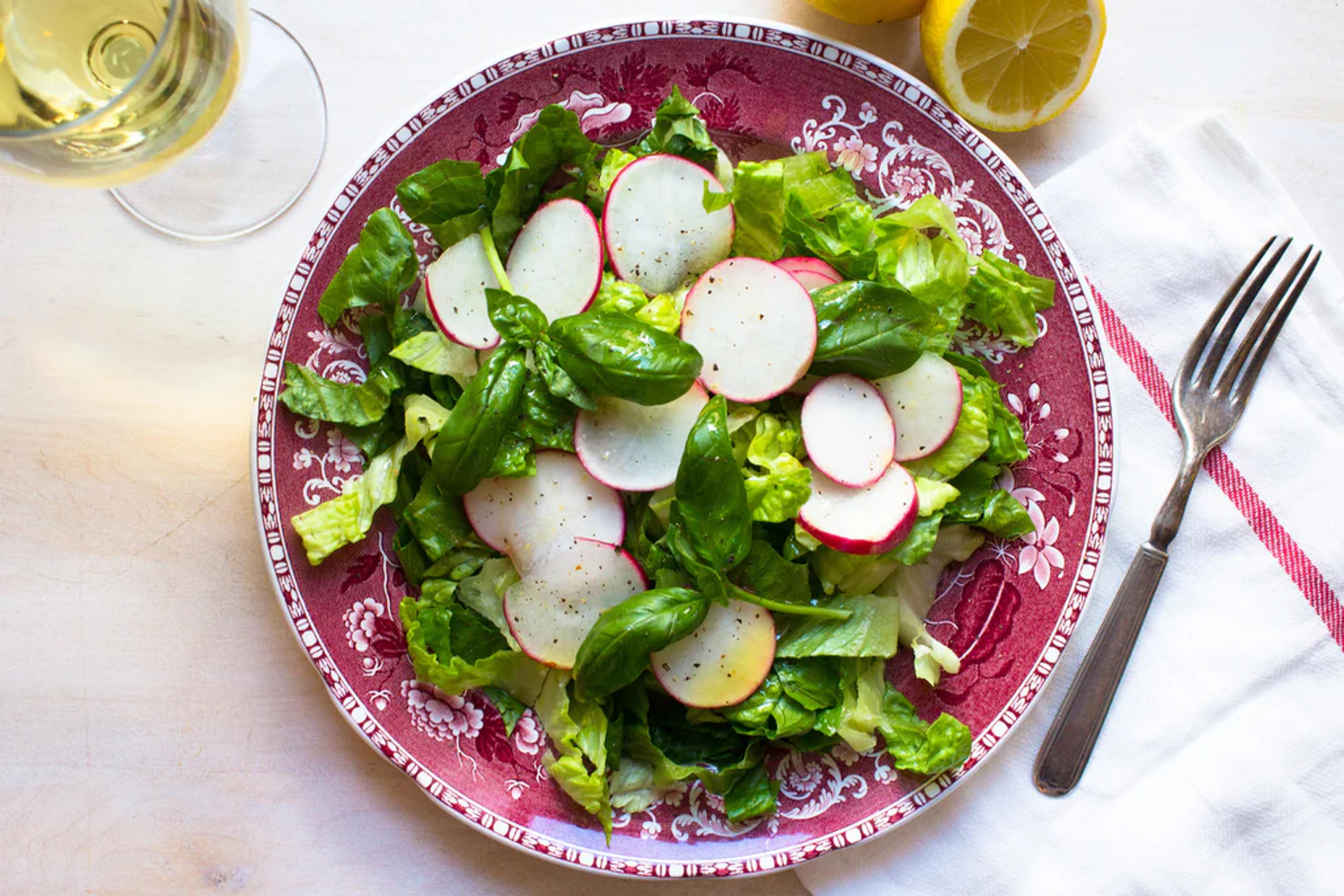 Radish Salad with Cider Vinaigrette