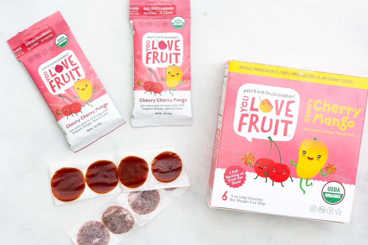 Buy Organic Cheery Cherry Mango Fruit Leather For Delivery Near You