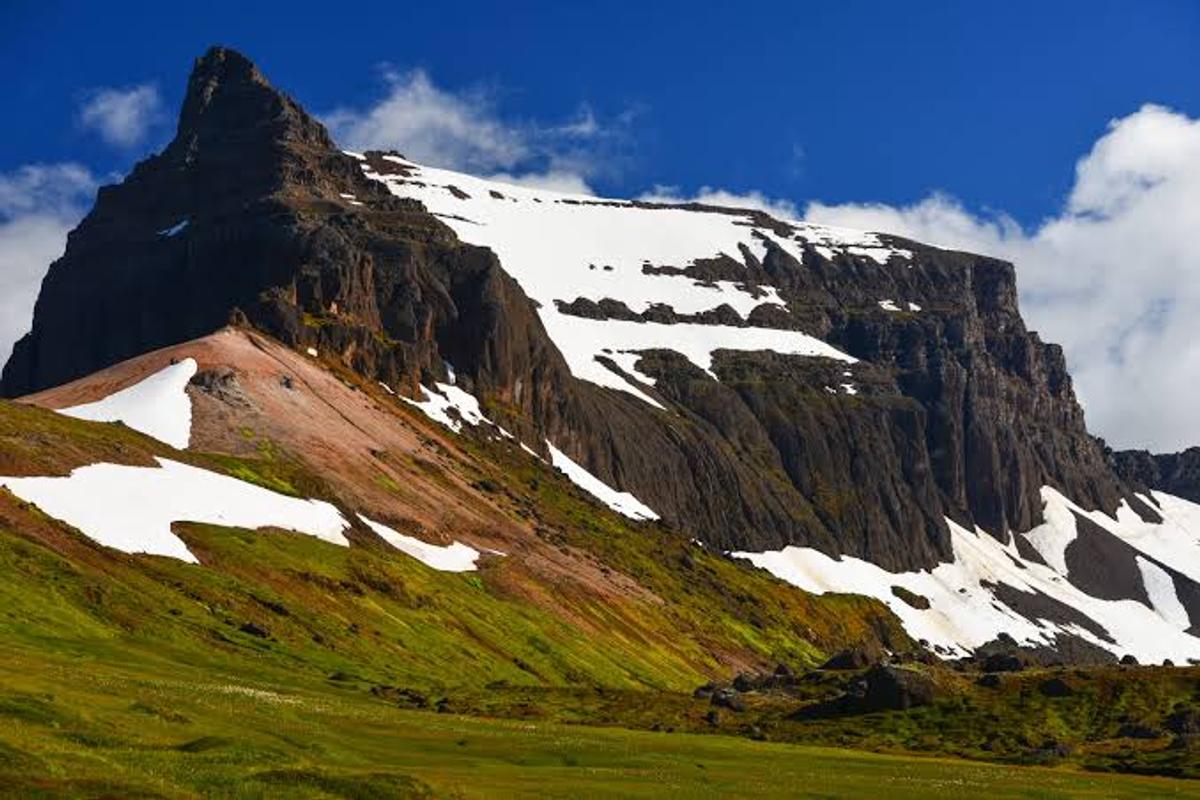 迪尔菲约尔——风门山脉 in east-iceland