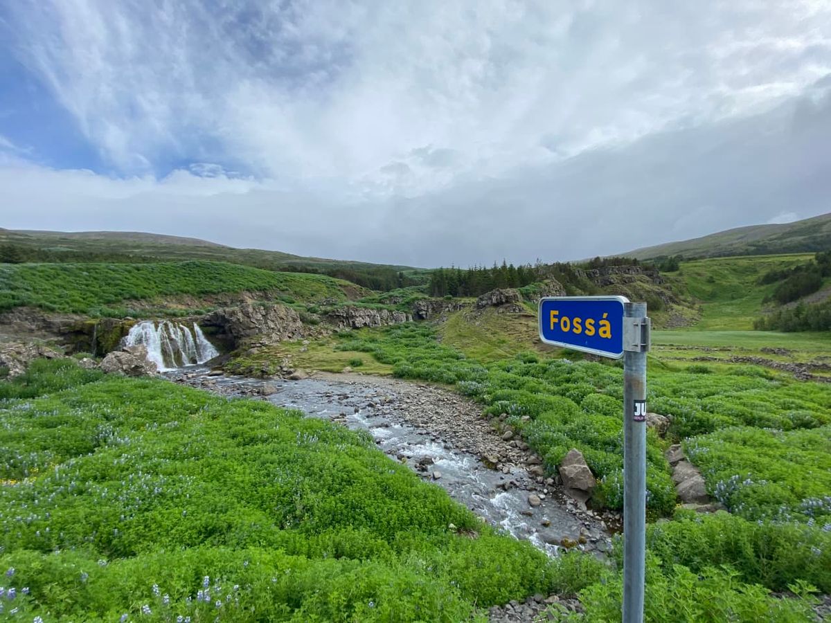Cascadas de Fossá in east-iceland